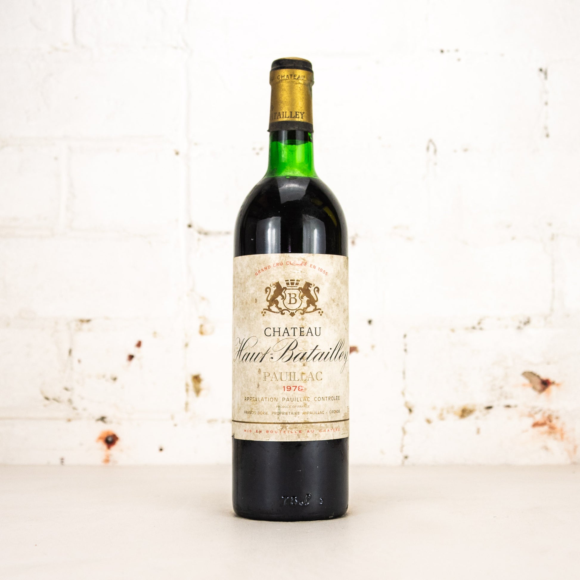 Chateau Haut Batailley - Pauillac 1978 750ml