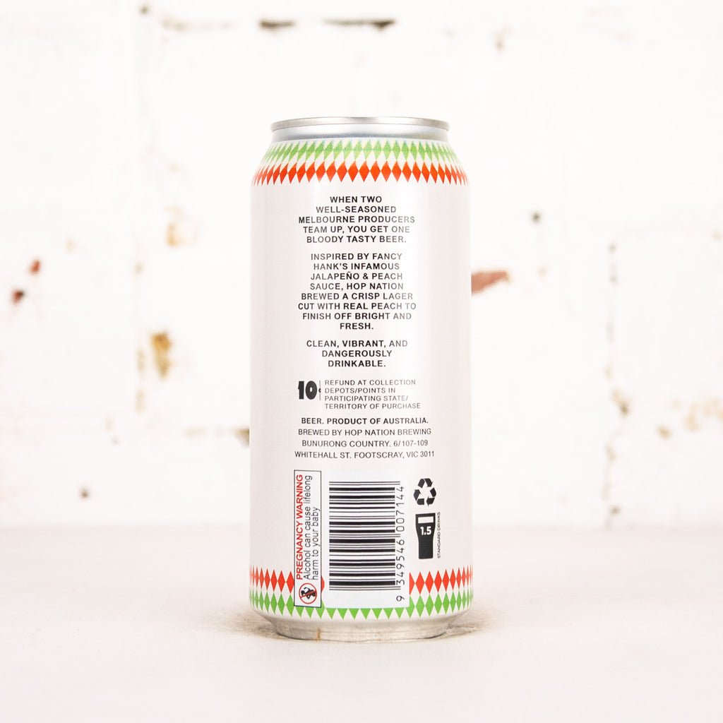 Hop Nation x Fancy Hanks - Peach Lager