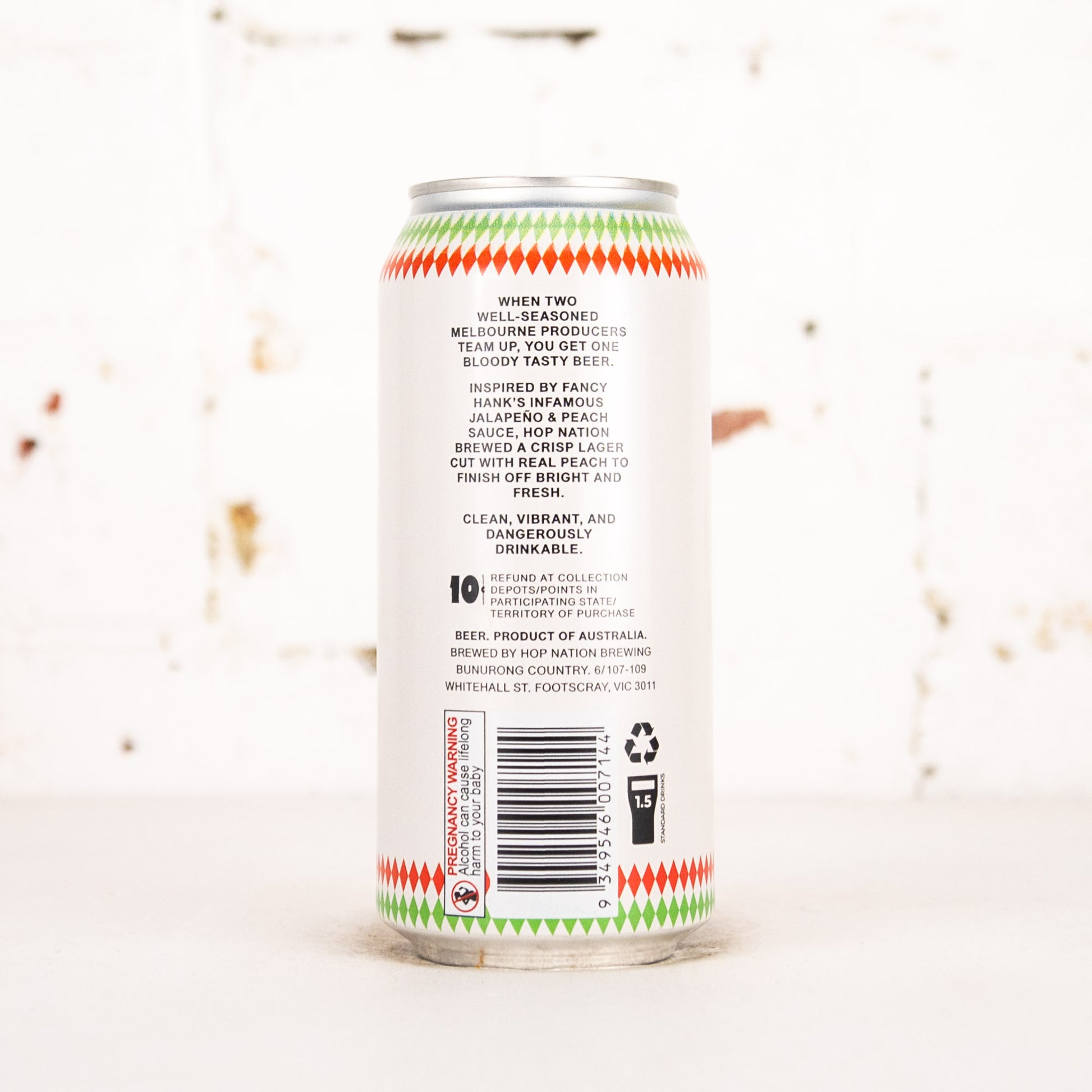 Hop Nation x Fancy Hanks - Peach Lager