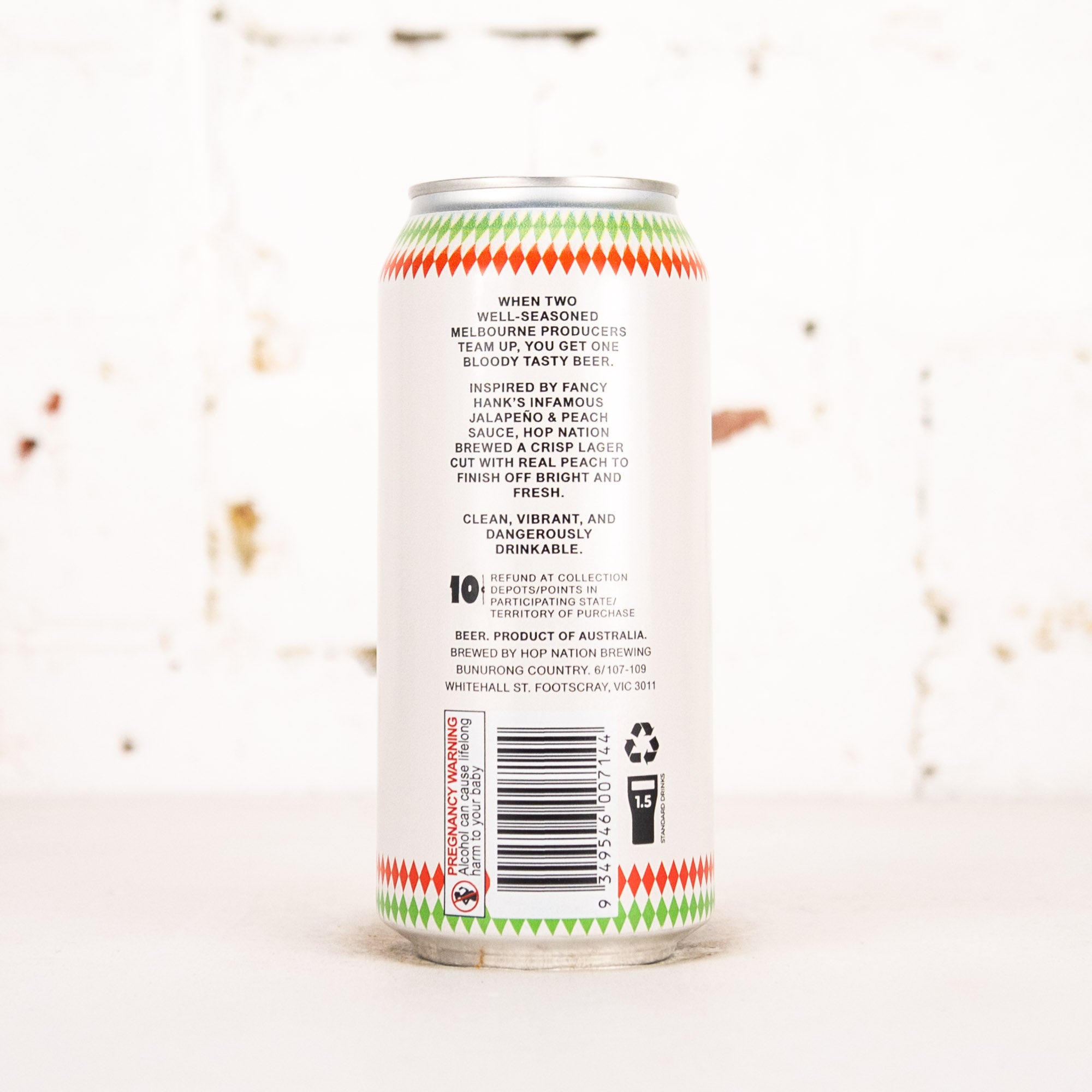 Hop Nation x Fancy Hanks - Peach Lager