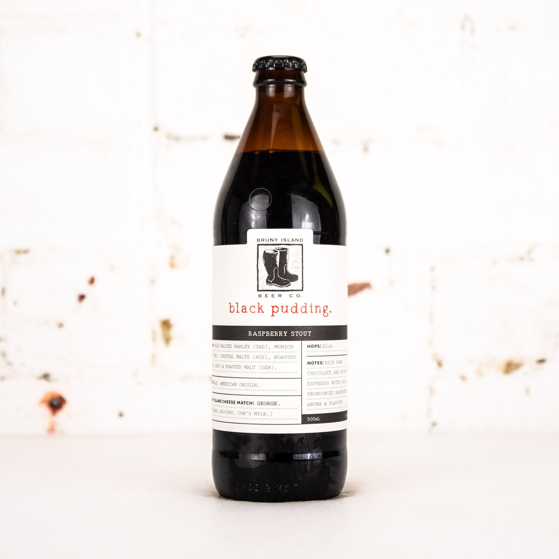 Bruny Island - Black Pudding Raspberry Stout 500ml