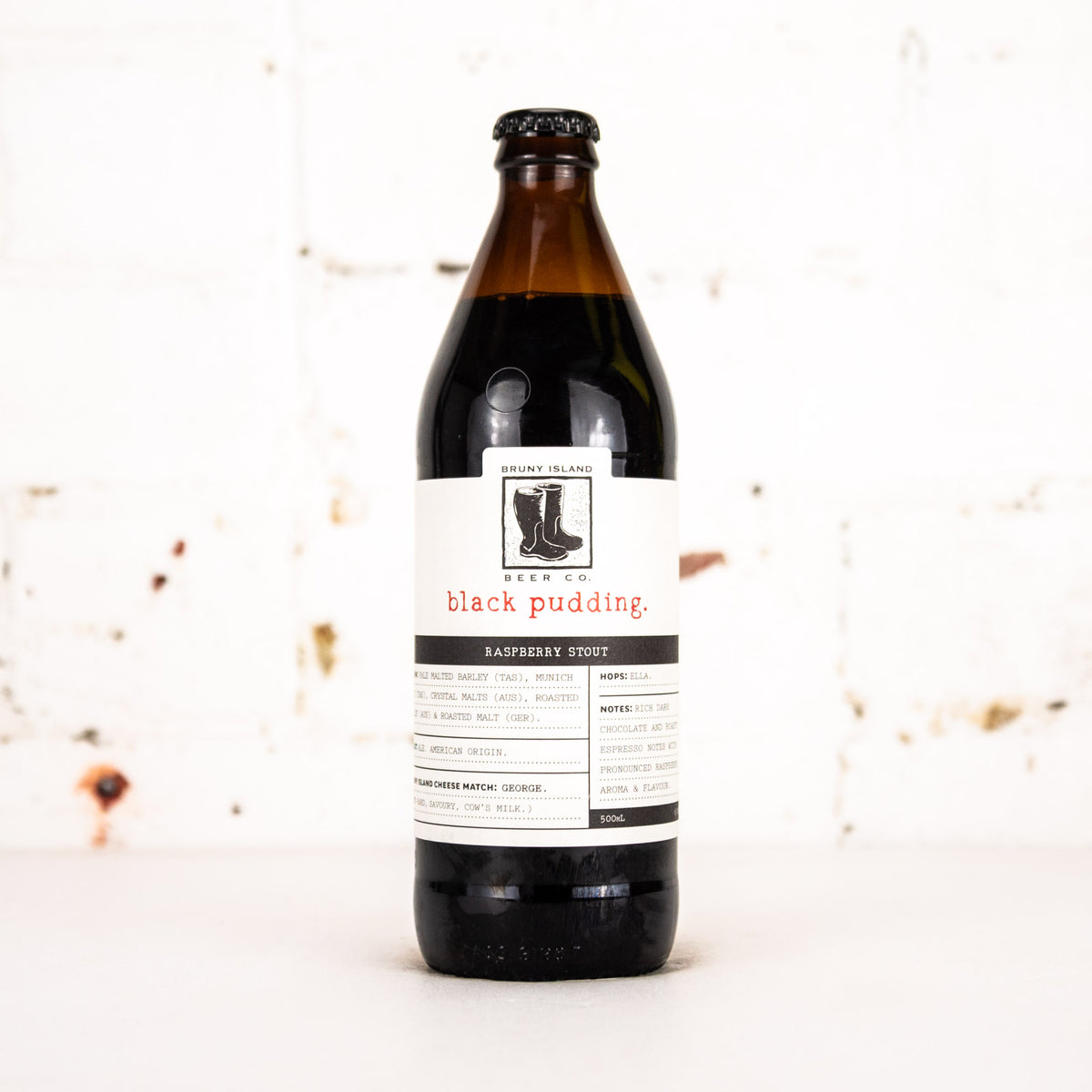 Bruny Island - Black Pudding Raspberry Stout 500ml