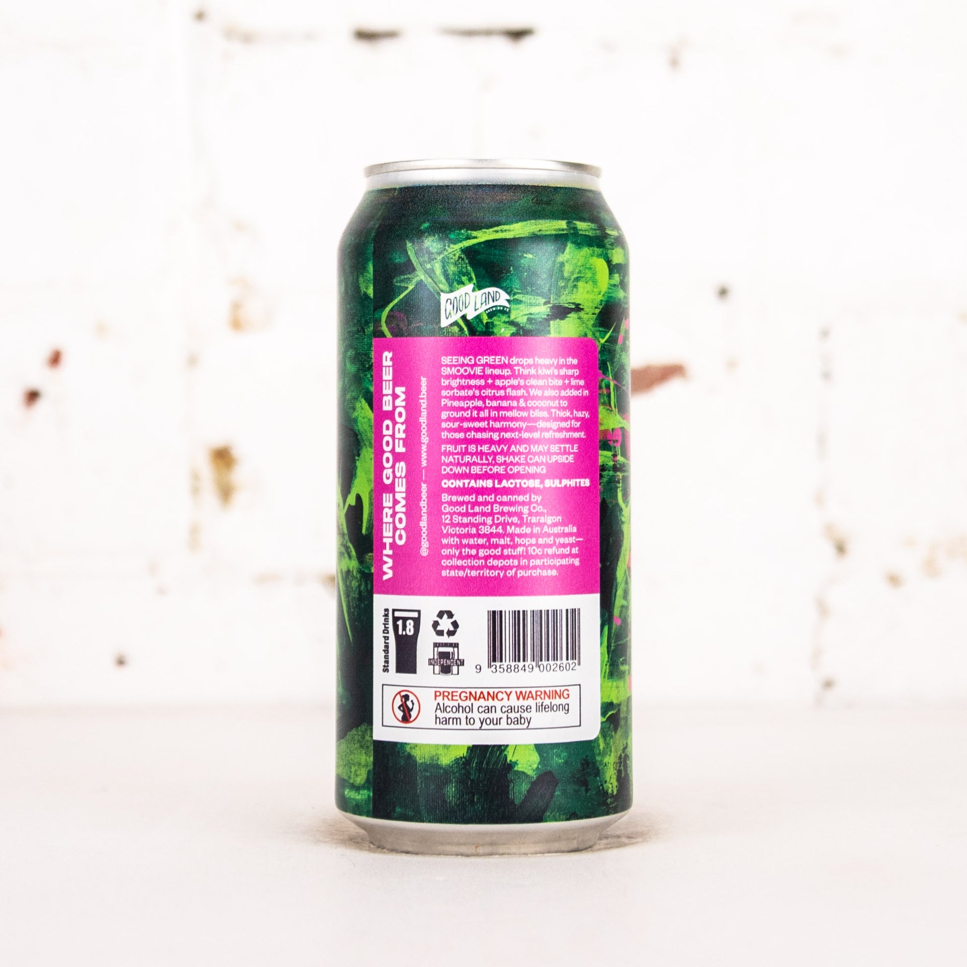 Good Land - Smoovie: Seeing Green Smoothie Sour