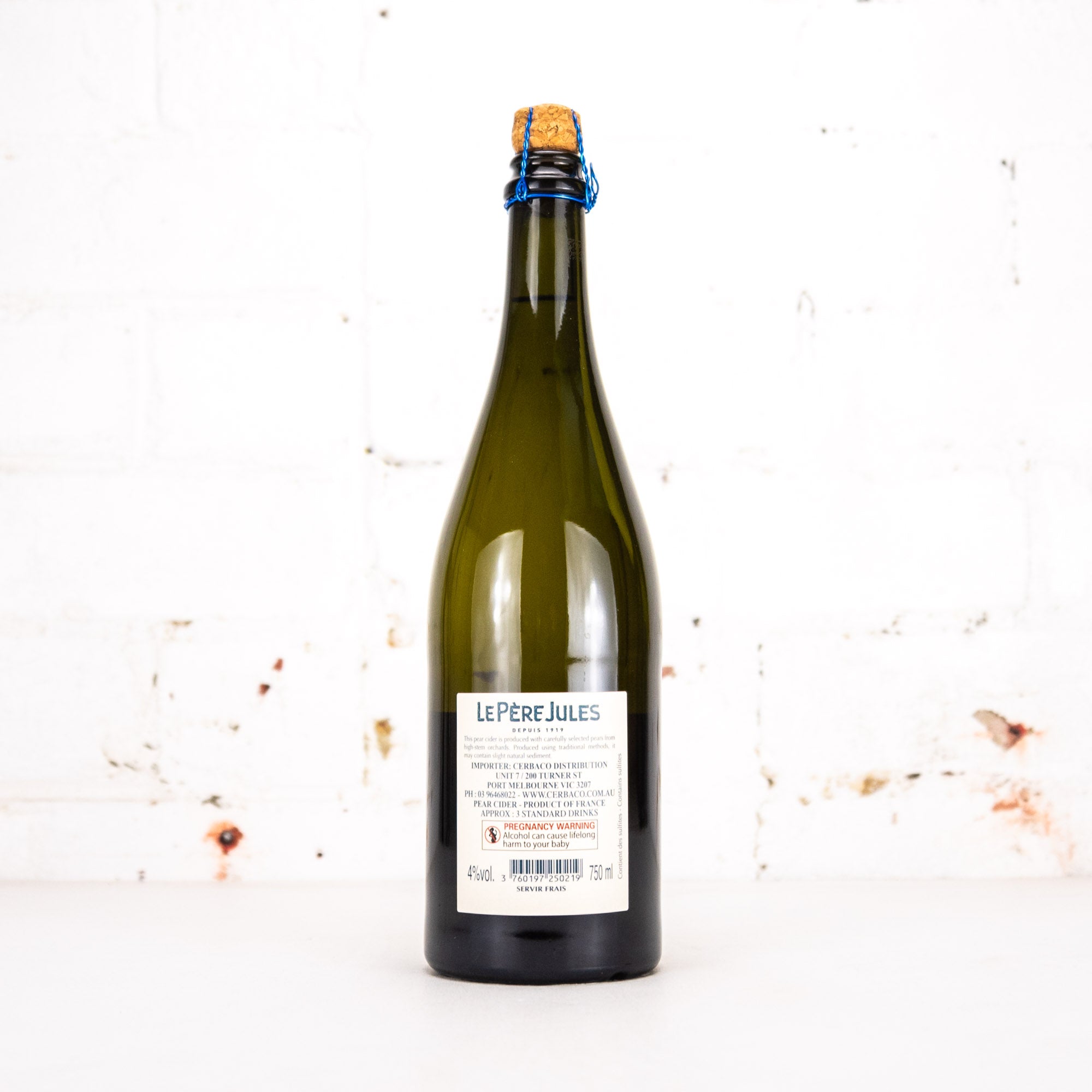 Le Pere Jules - Poire de Normandie Cidre 750ml