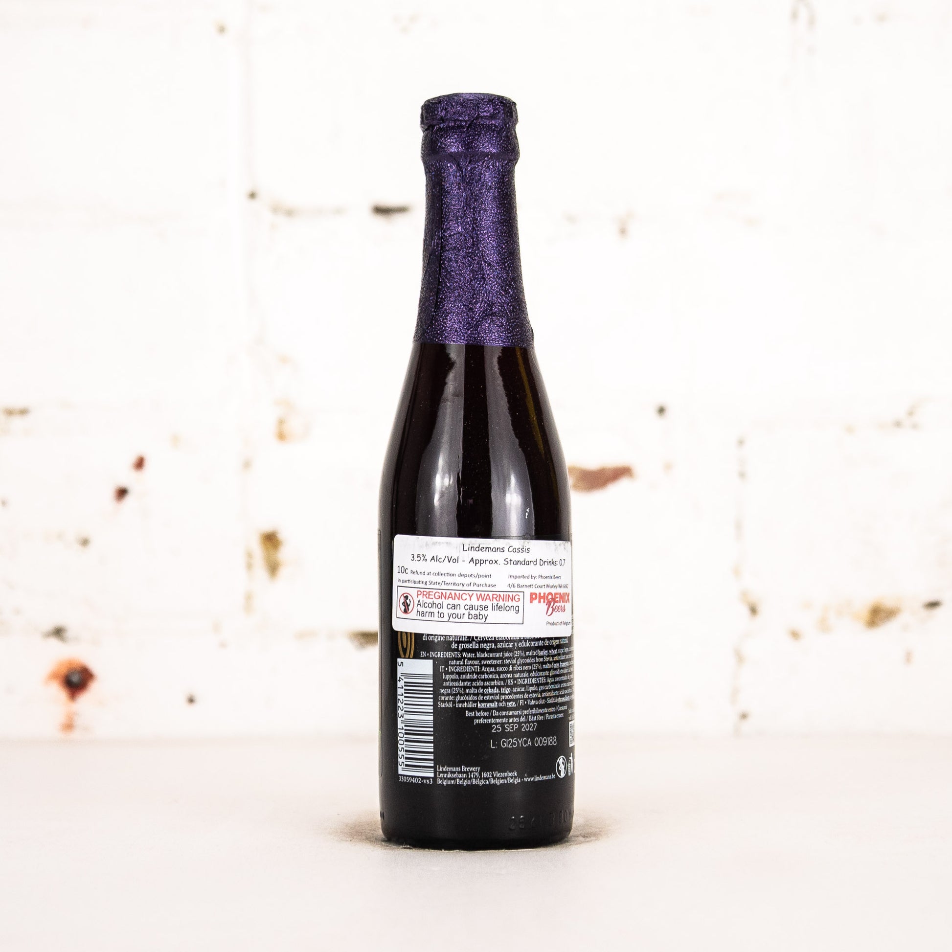 Lindemans - Cassis Blackcurrant Lambic 250ml