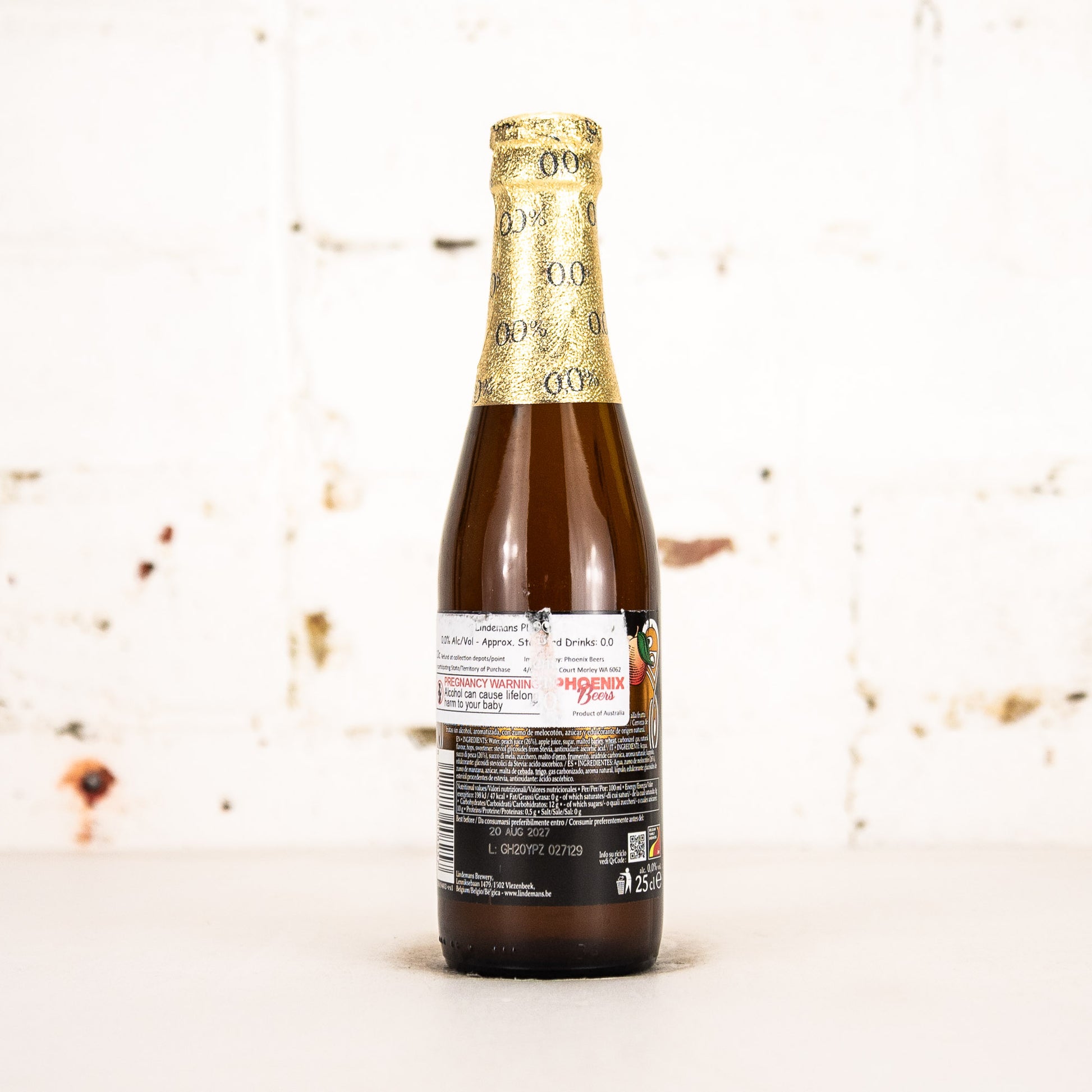 Lindemans - Peche  0.0% Alc Free 250ml