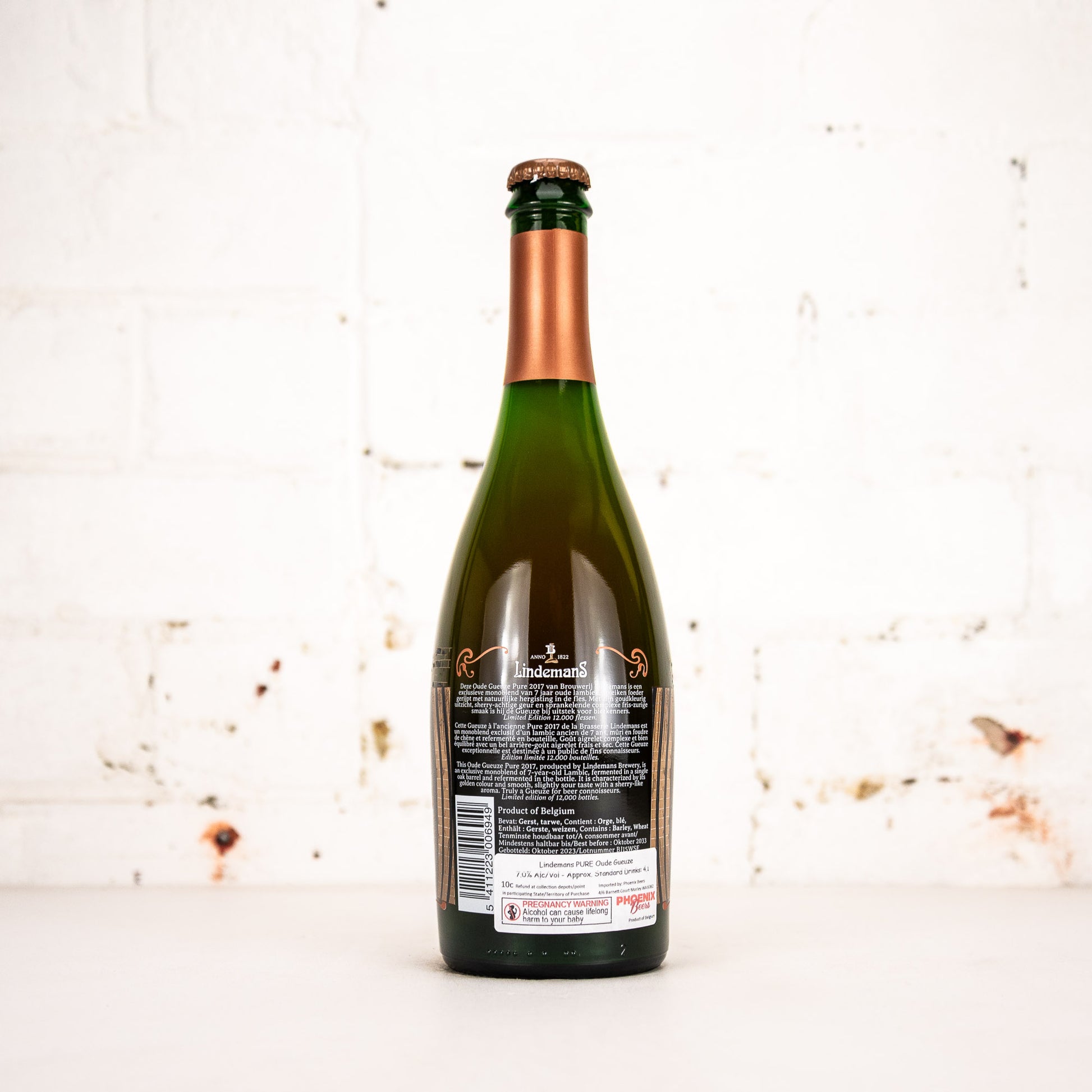Lindemans - Pure Oude Gueuze 750ml