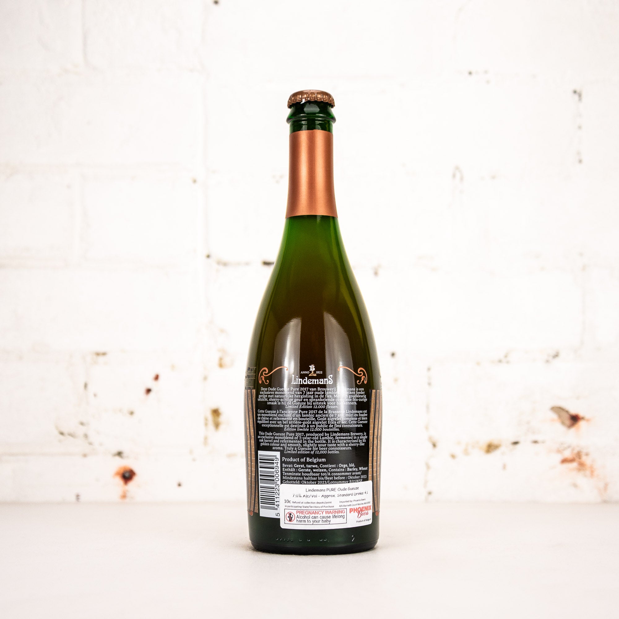 Lindemans - Pure Oude Gueuze 750ml