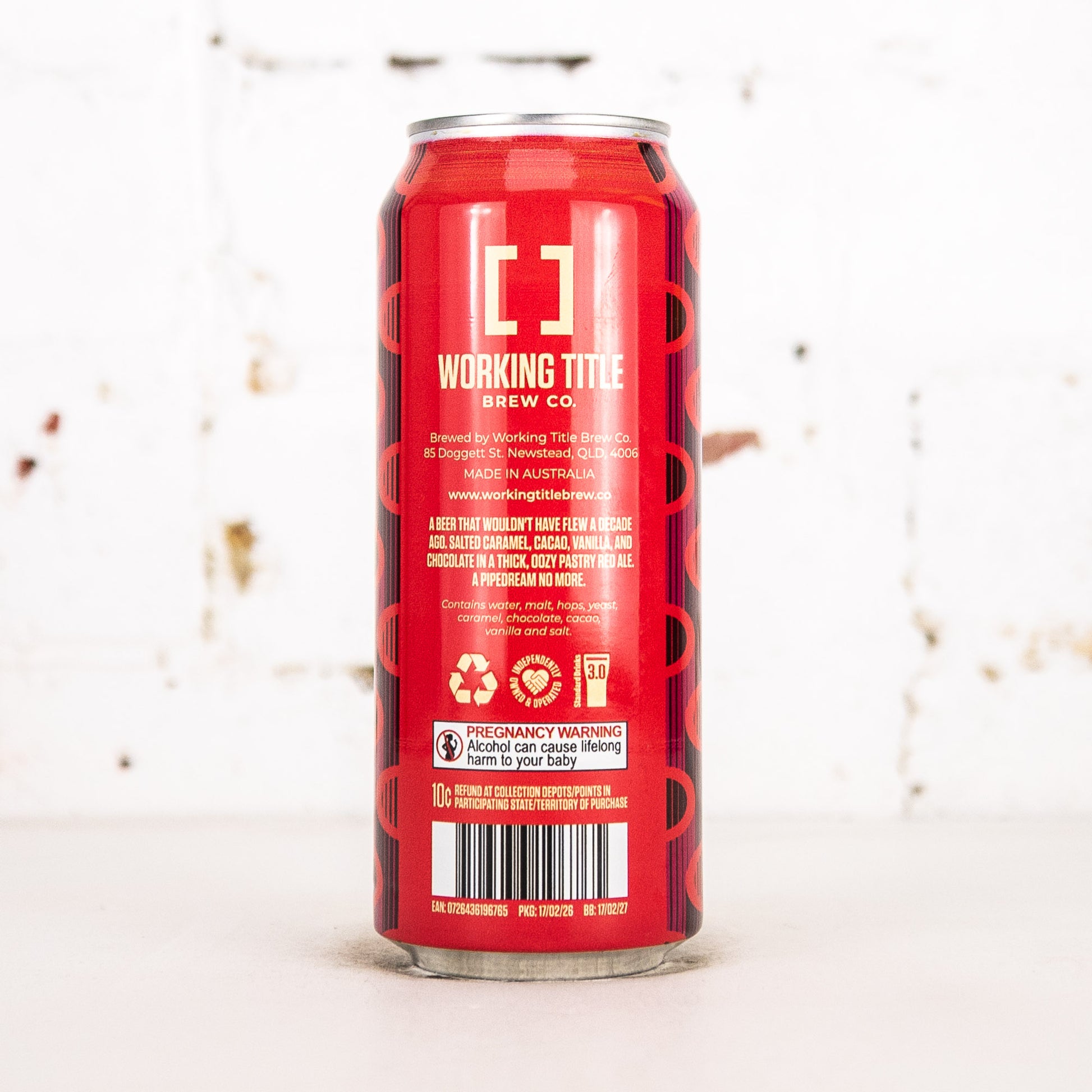 Working Title - Pipe Dream Pastry Red Ale