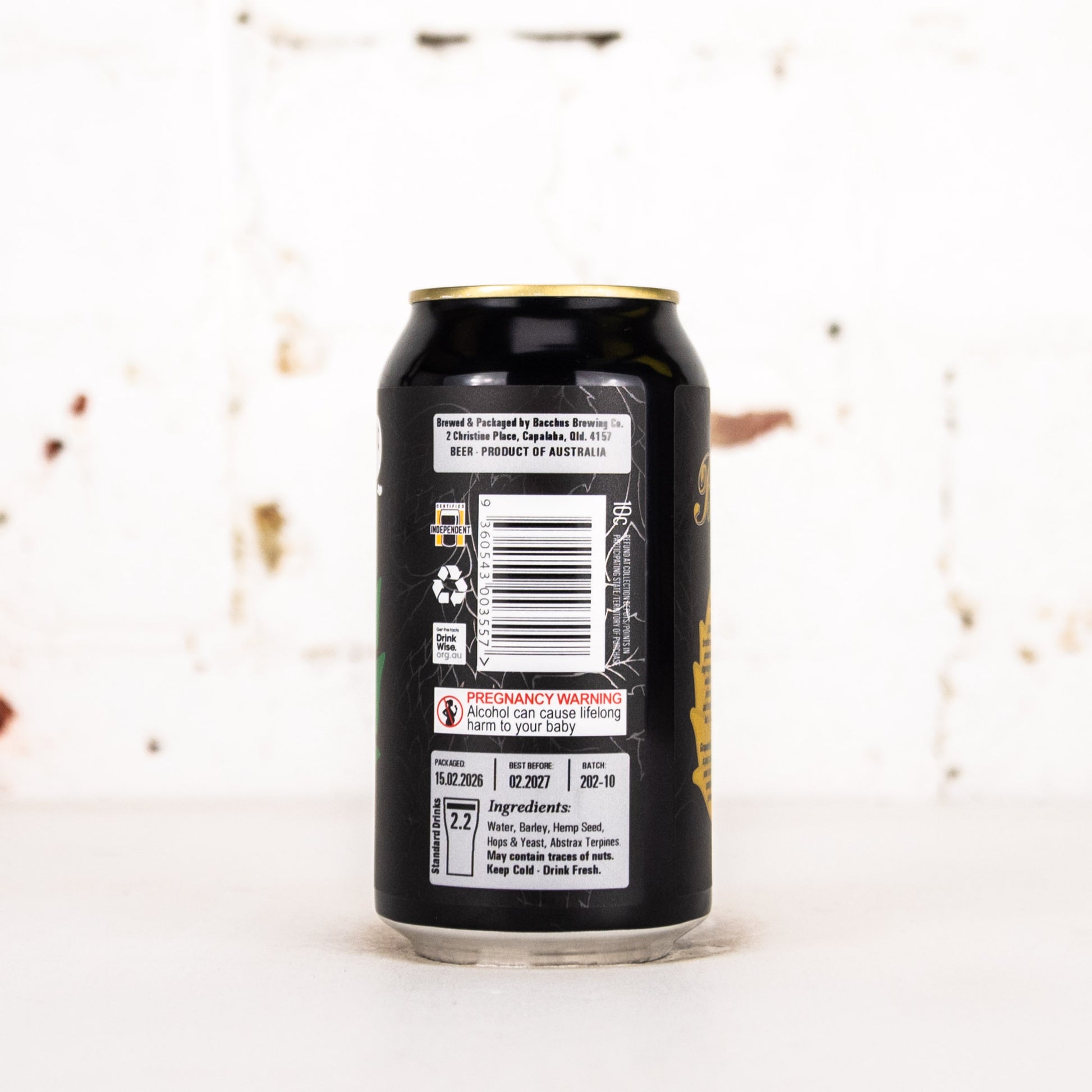 Bacchus - Grumbleweed Sesh'ns: Grapefruit Kush DIPA