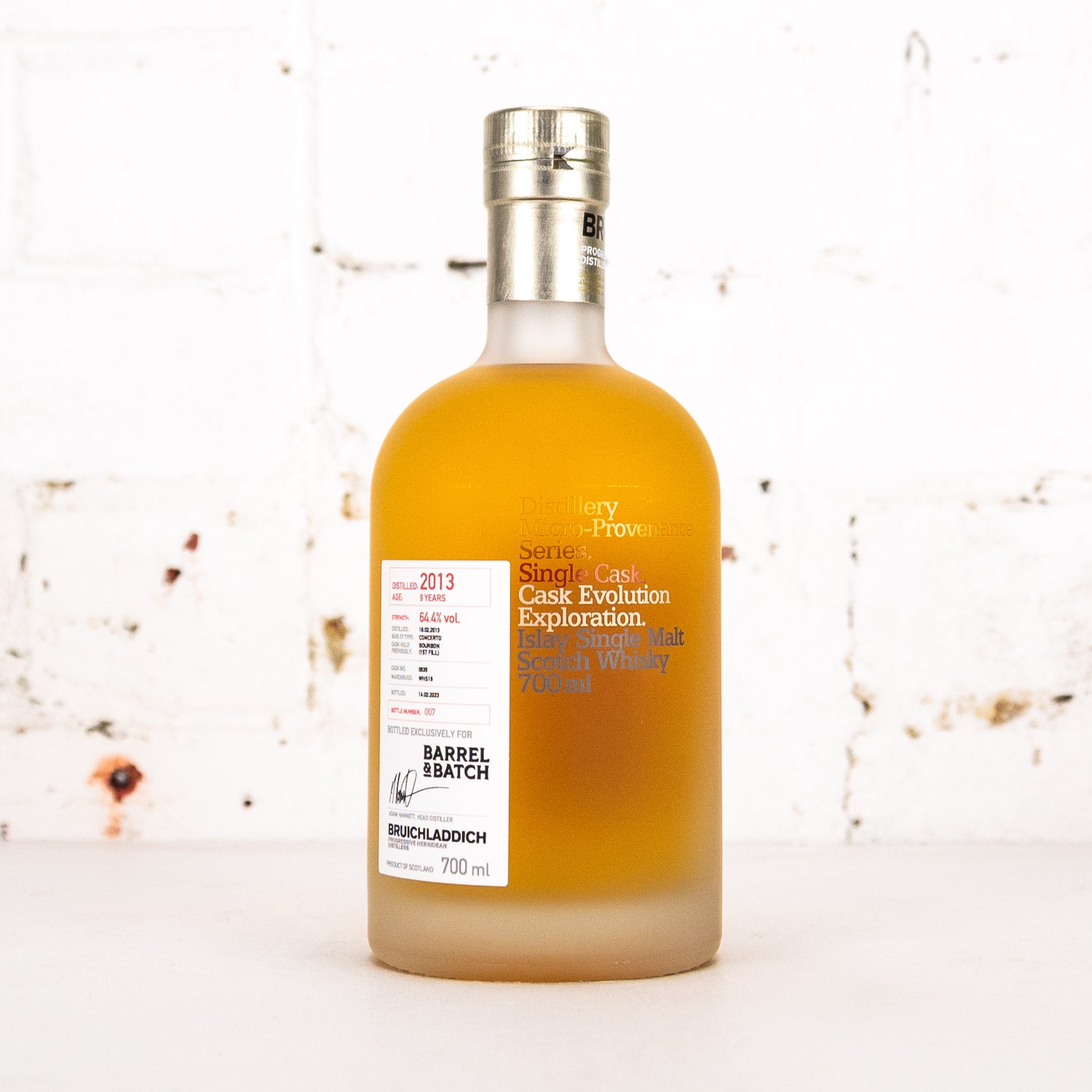 Bruichladdich - Micro Provenance Single Cask #0639 9YO Scotch 700ml