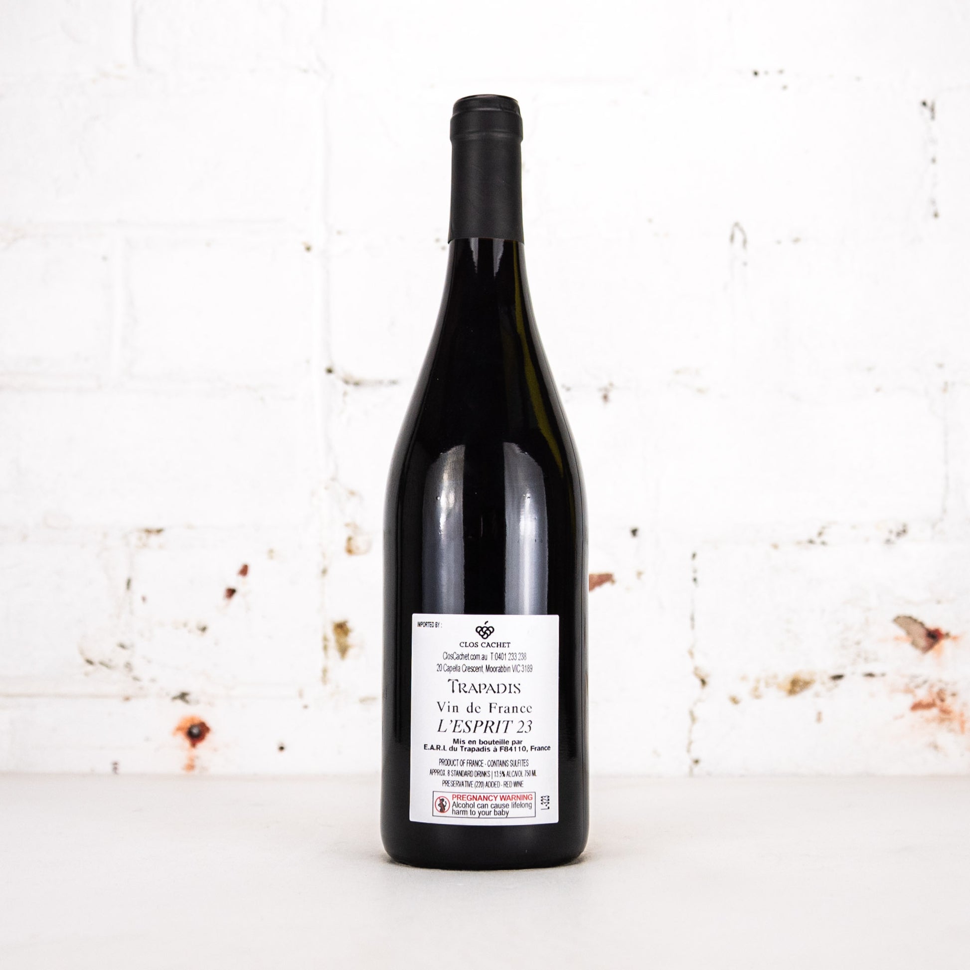 Domaine du Trapadis - VDF Rouge L'Esprit 2023 750ml