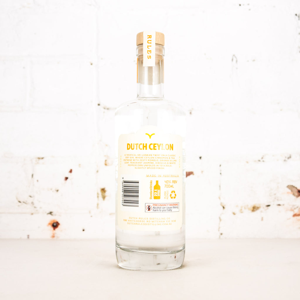Dutch Rules - Dutch Ceylon Gin 700ml