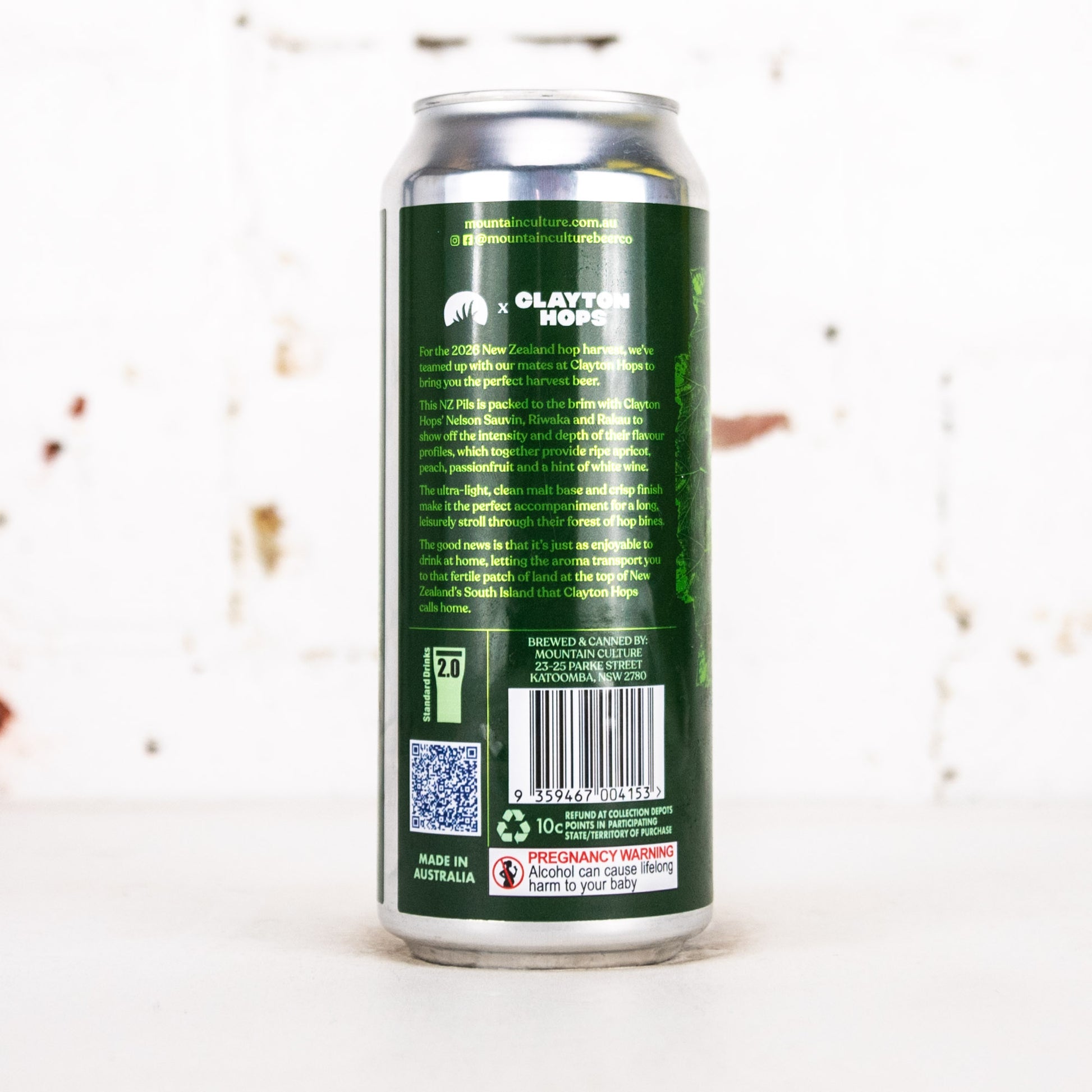 Mountain Culture - Experimental Forestry NZ Pilsner