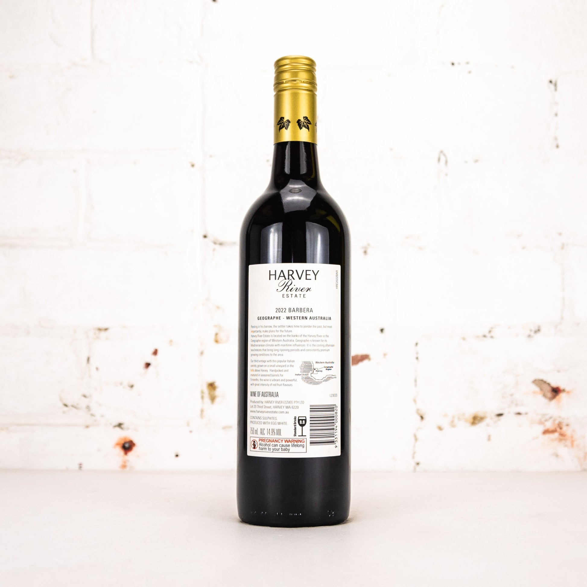 Harvey River - Barbera 2022 750ml