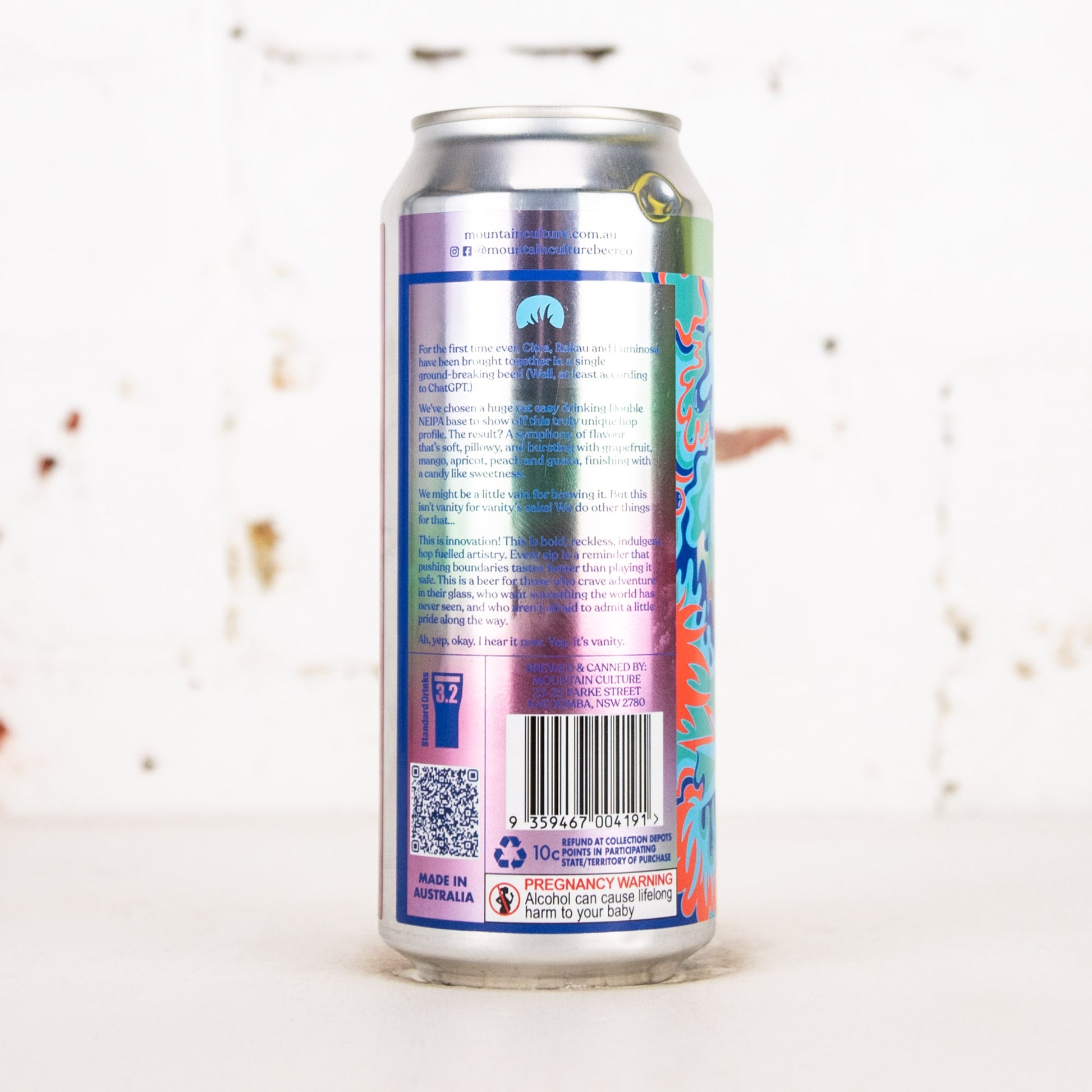 Mountain Culture - Vanity Metric Double NEIPA