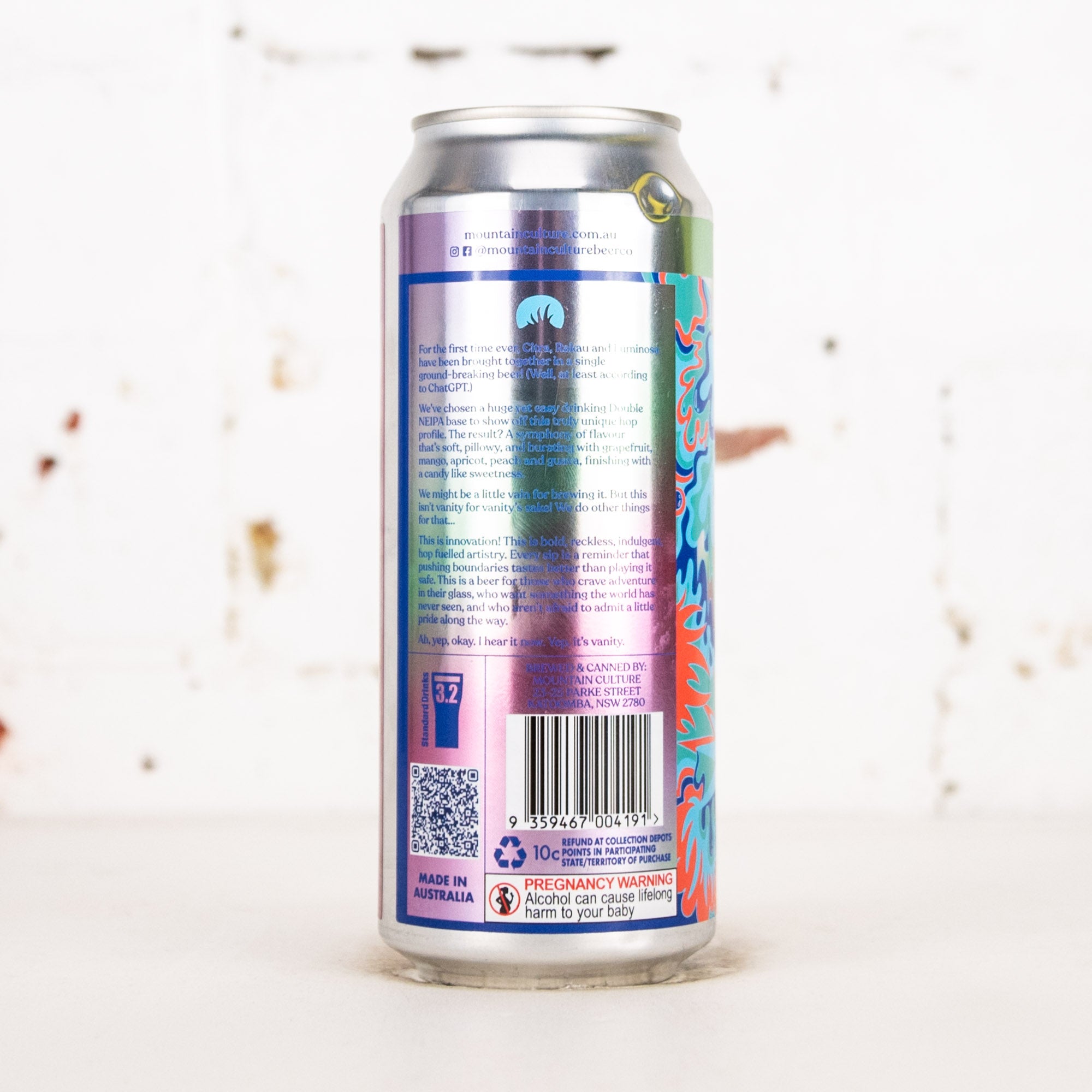Mountain Culture - Vanity Metric Double NEIPA