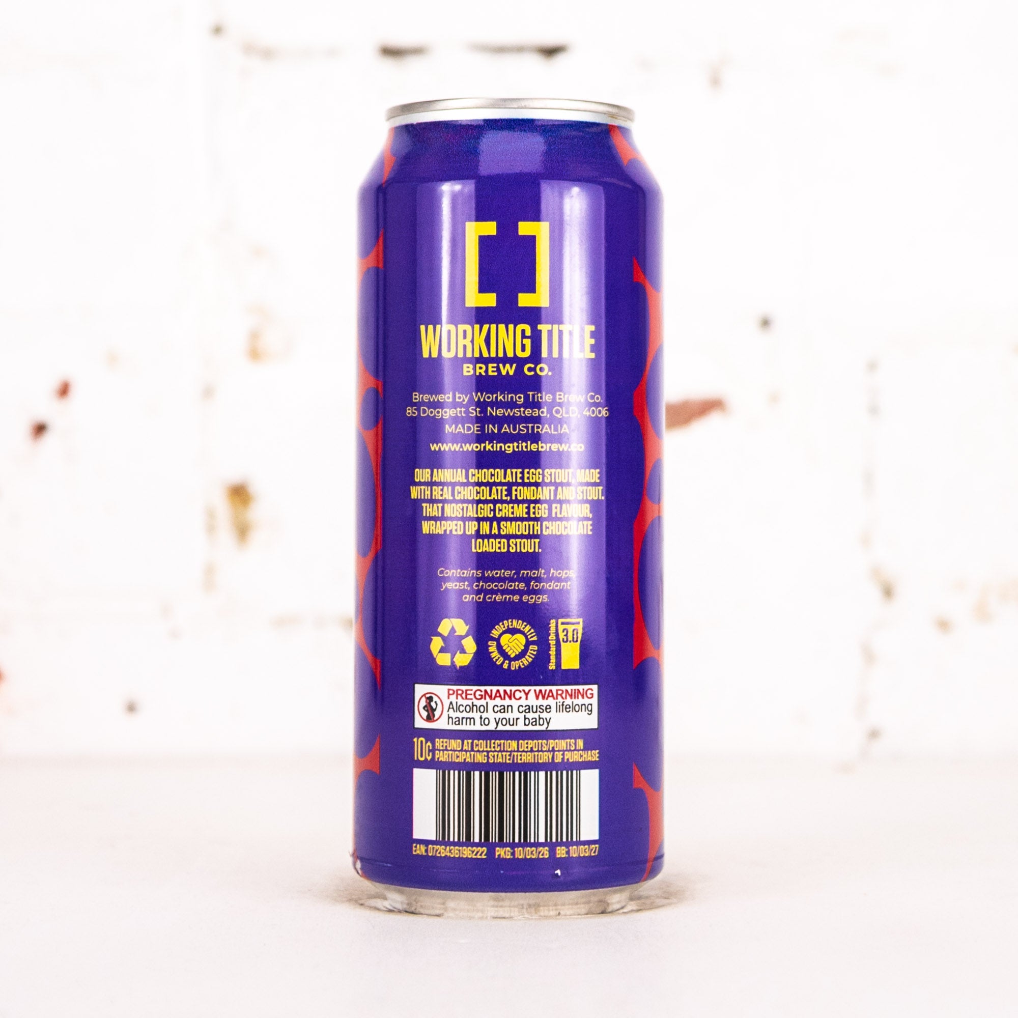 Working Title - Flipped Creme Egg Stout