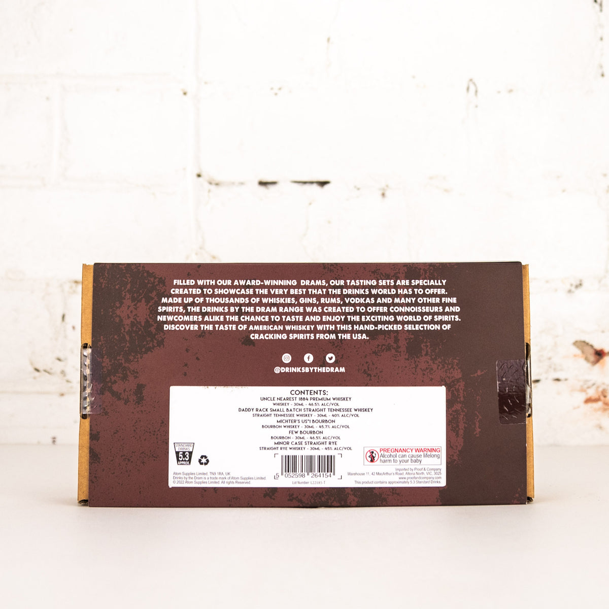 Drinks by the Dram - American Whiskey Tasting Set (5 x 30ml)