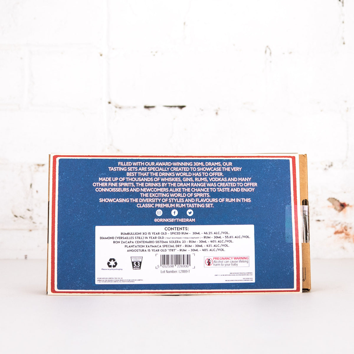 Drinks By The Dram - Premium Rum (5x30ml)