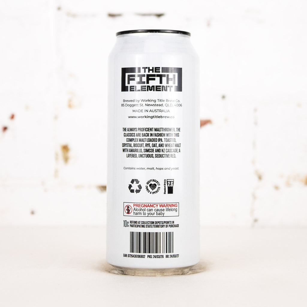 Working Title - The Fifth Element 'Malt' Red IPA