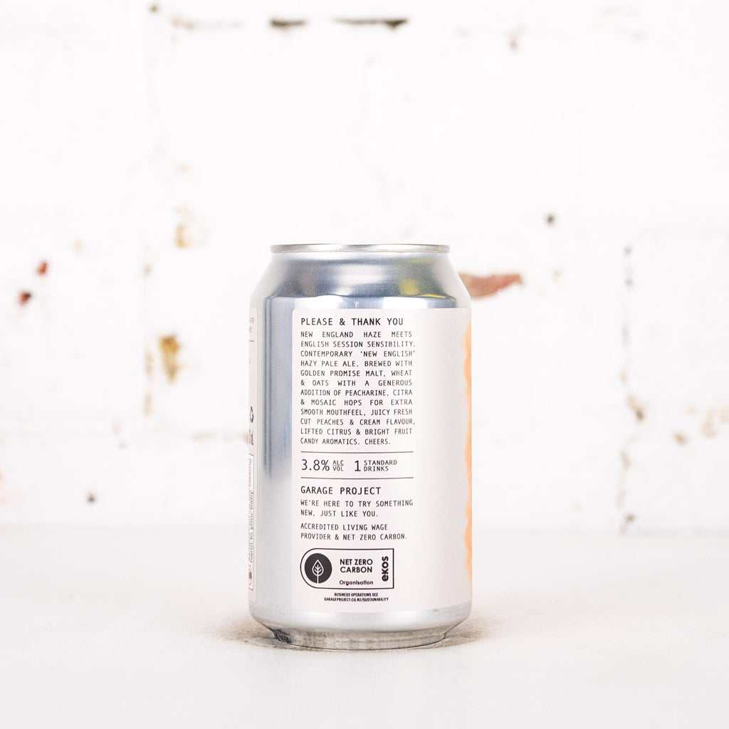 Garage Project x Two Flints - 'Please & Thank You' Hazy Pale
