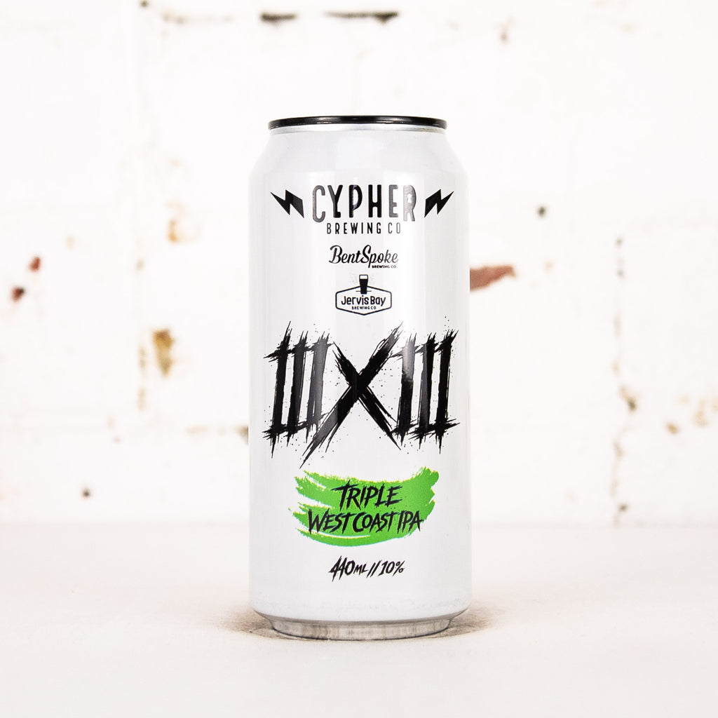 Cypher x Bentspoke x Jervis Bay - IIIxIII Triple West Coast IPA