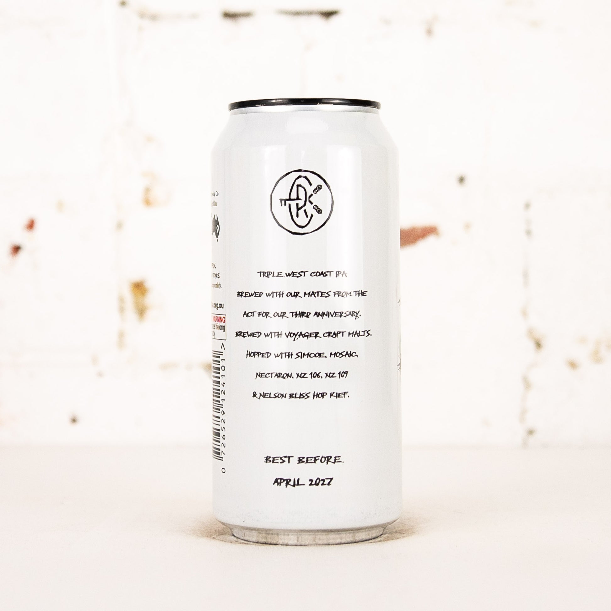 Cypher x Bentspoke x Jervis Bay - IIIxIII Triple West Coast IPA