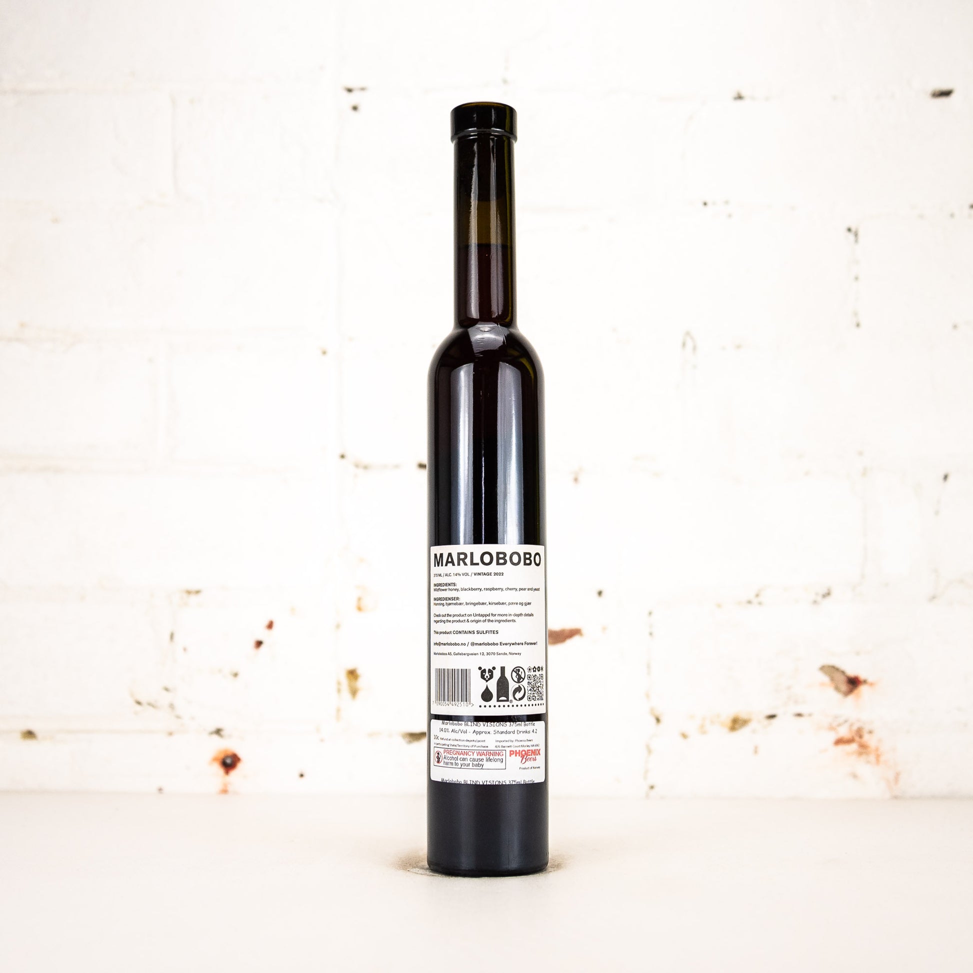 Marlobobo - Blind Visions 2022 Blackberry, Raspberry & Cherry Mead 375ml