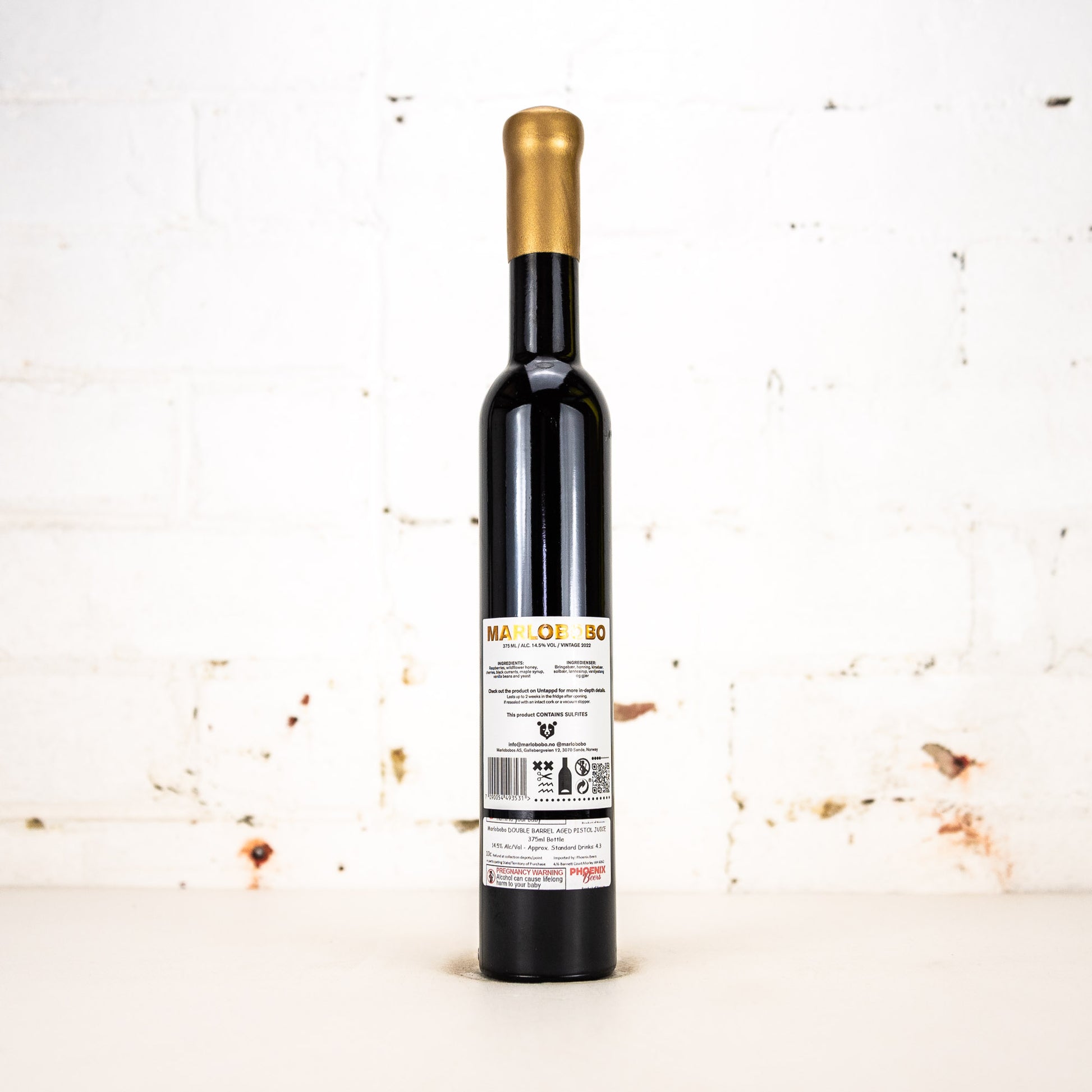 Marlobobo - Double BA Pistol Juice 2022 BA Fruited Maple Vanilla Mead 375ml