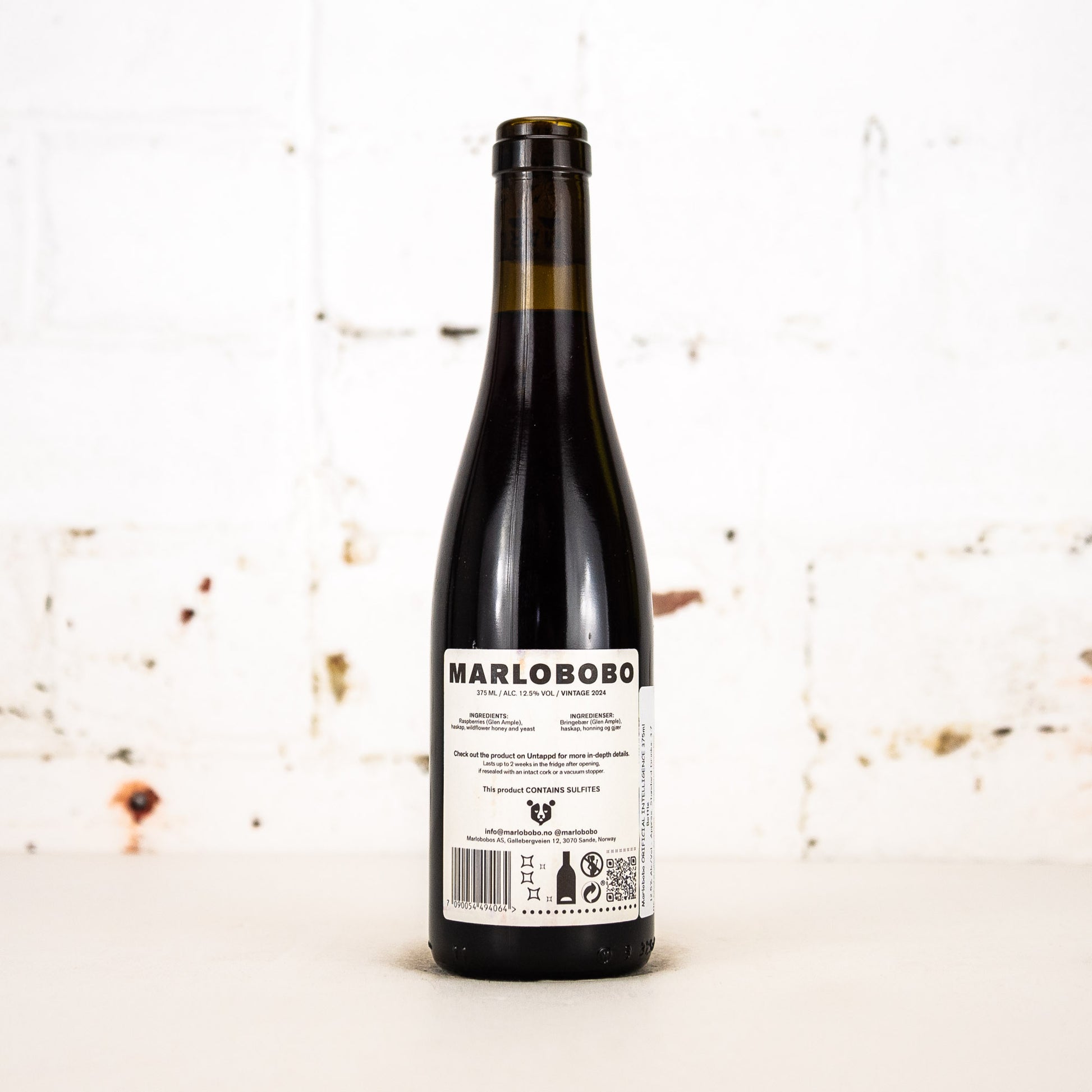Marlobobo - Orificial Intelligence 2024 Raspberry Haskap Mead 375ml