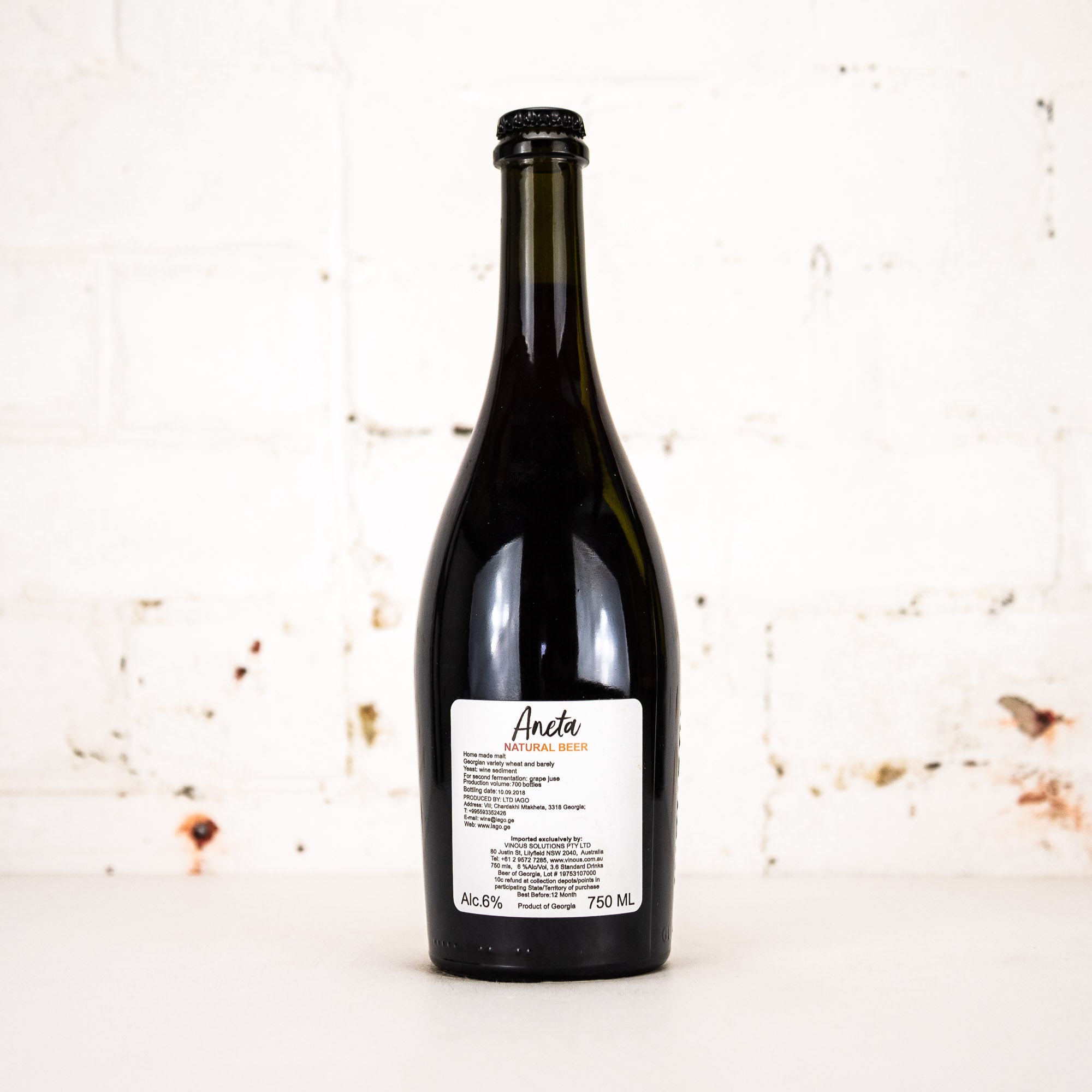 Iago’s - Aneta Natural Beer 750ml