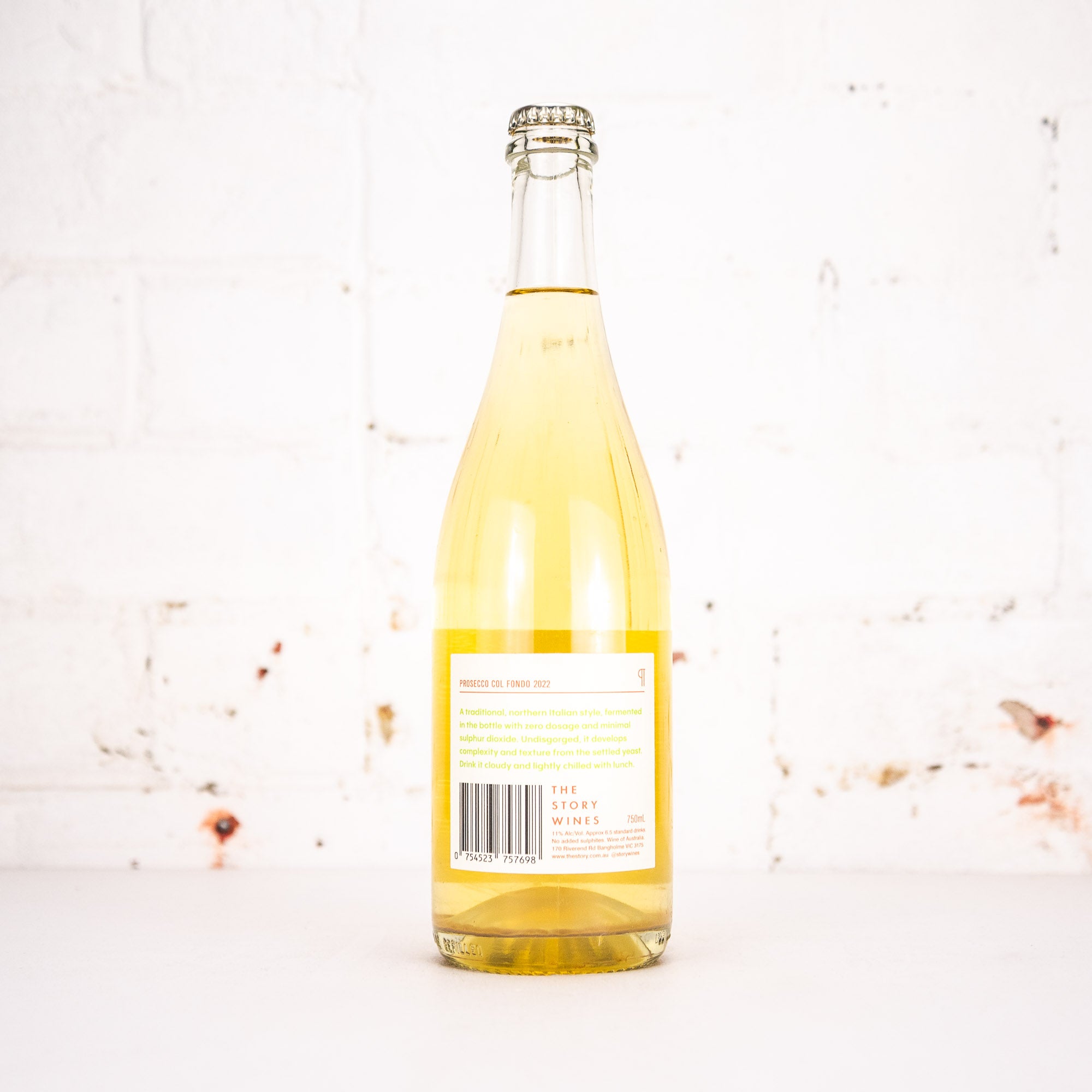 The Story - Prosecco Col Fondo 2022 750ml