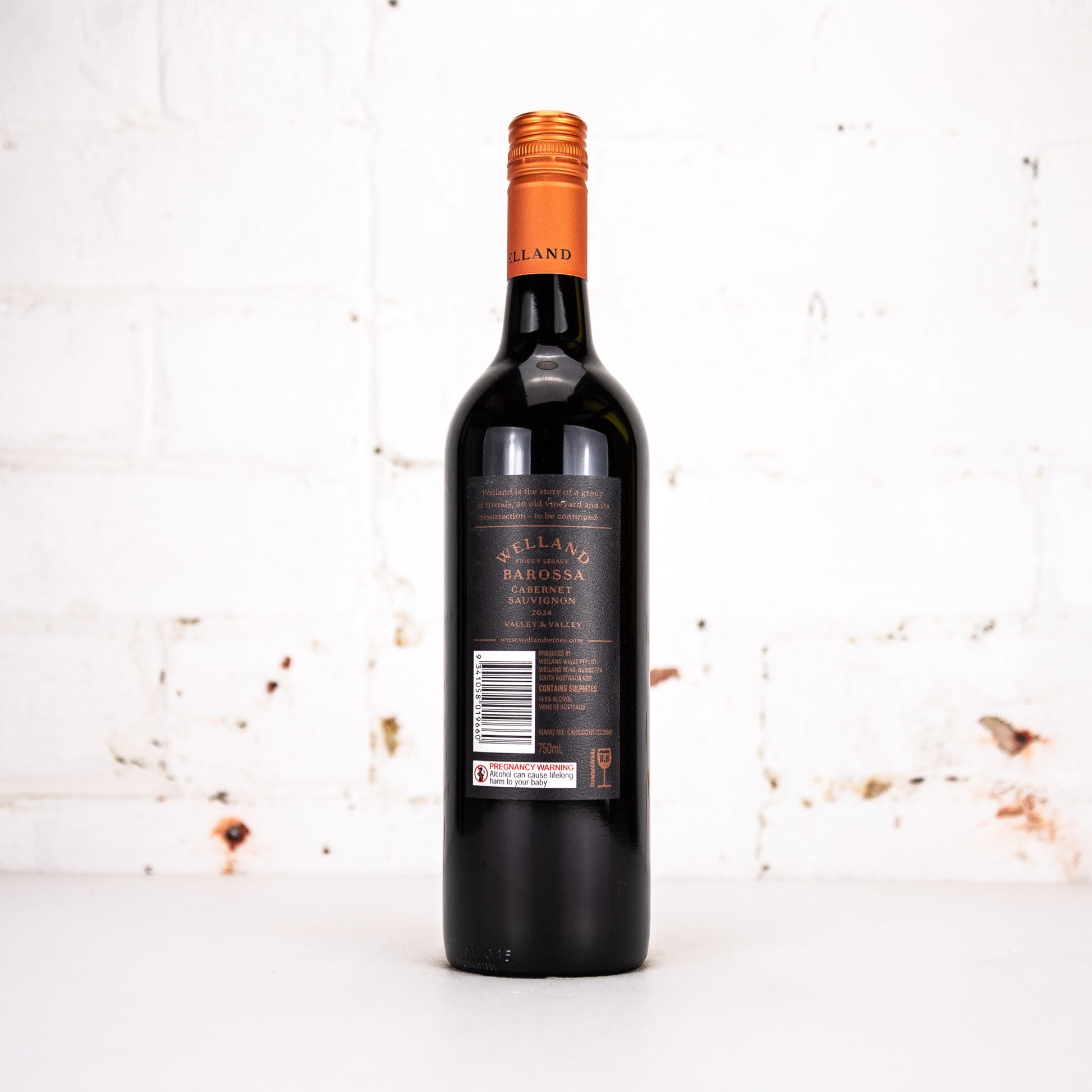 Welland - Valley & Valley Cabernet Sauvignon 750ml