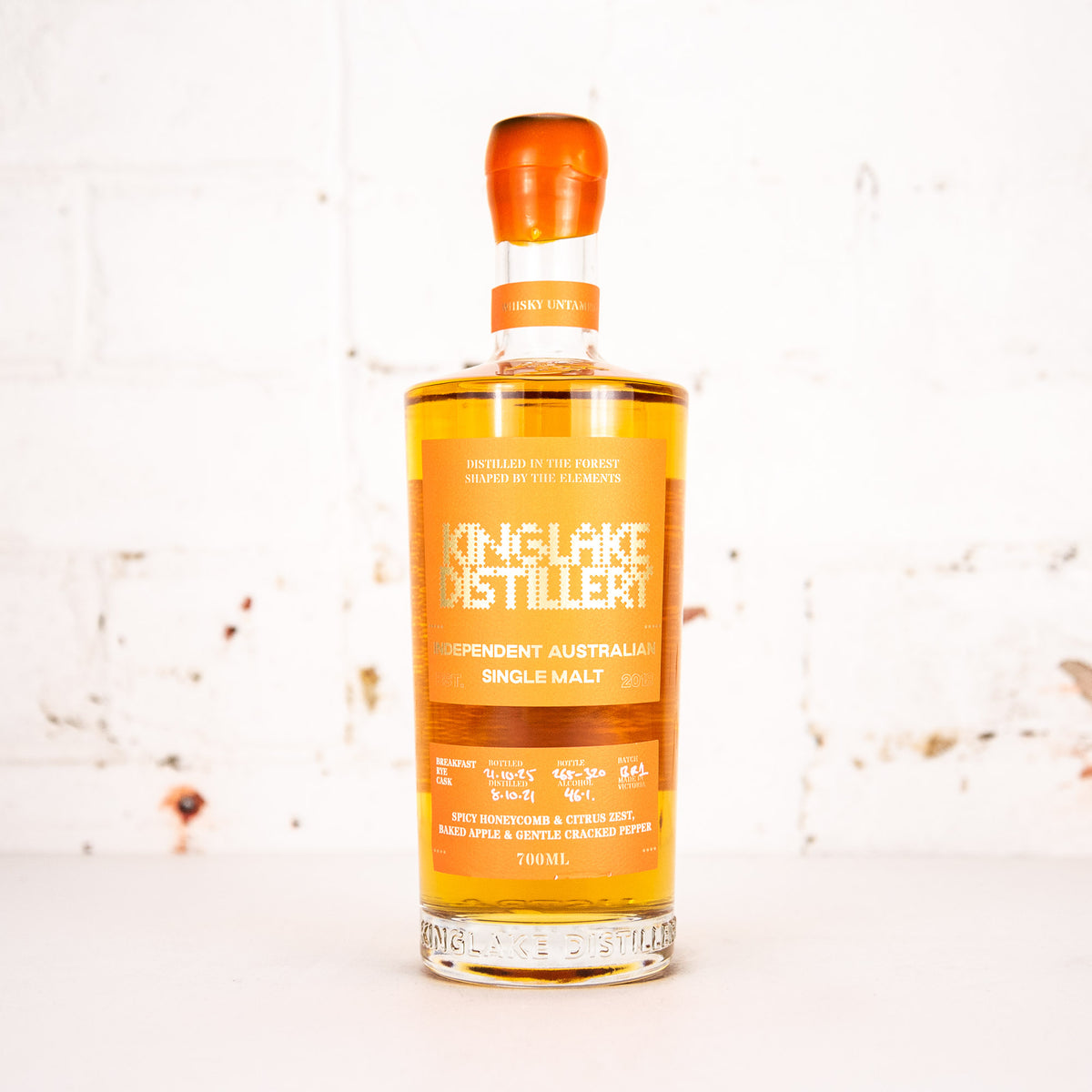 Kinglake - Breakfast Rye Cask Single Malt Whisky 700ml