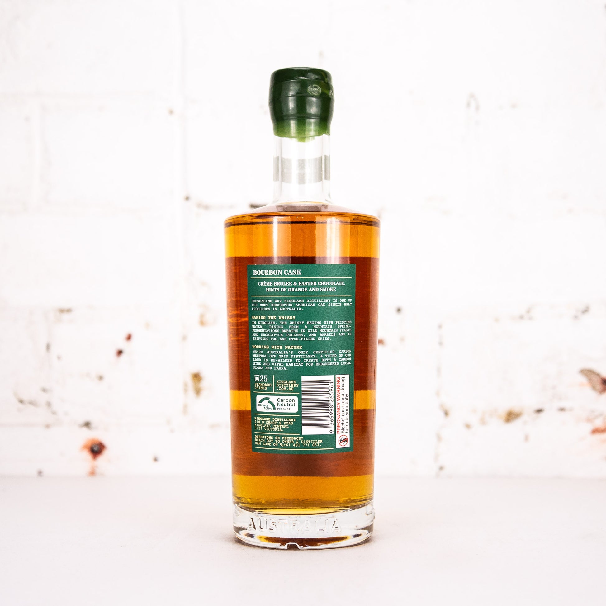 Kinglake Distillery - Bourbon Cask Single Malt Whisky 700ml