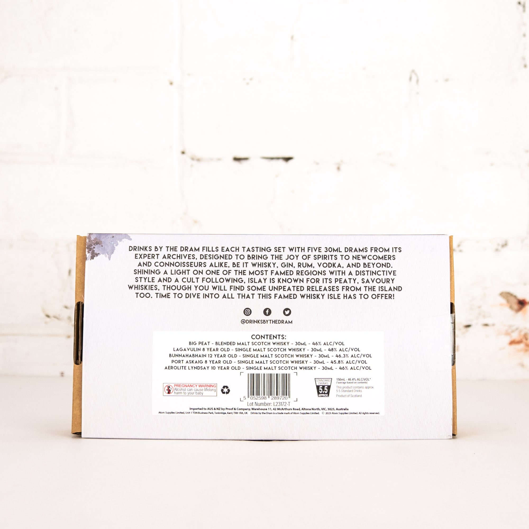 Drinks by the Dram - Islay Whisky Tasting Set 5x30ml