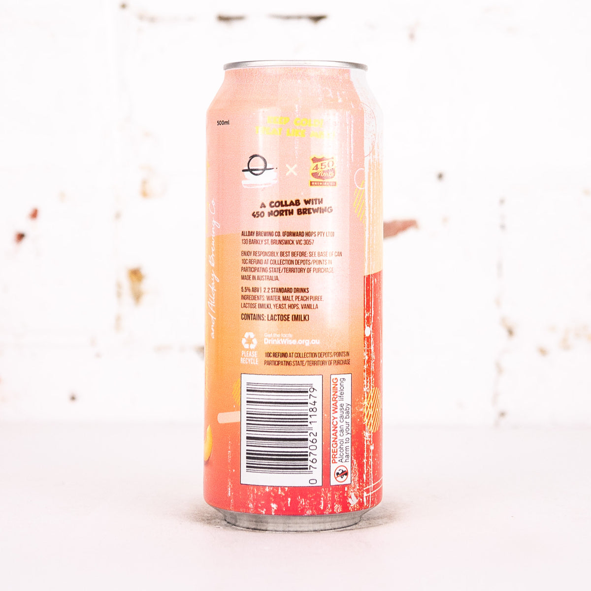 Allday Brewing x 450 North - 'Peach Please' Smoothie Sour