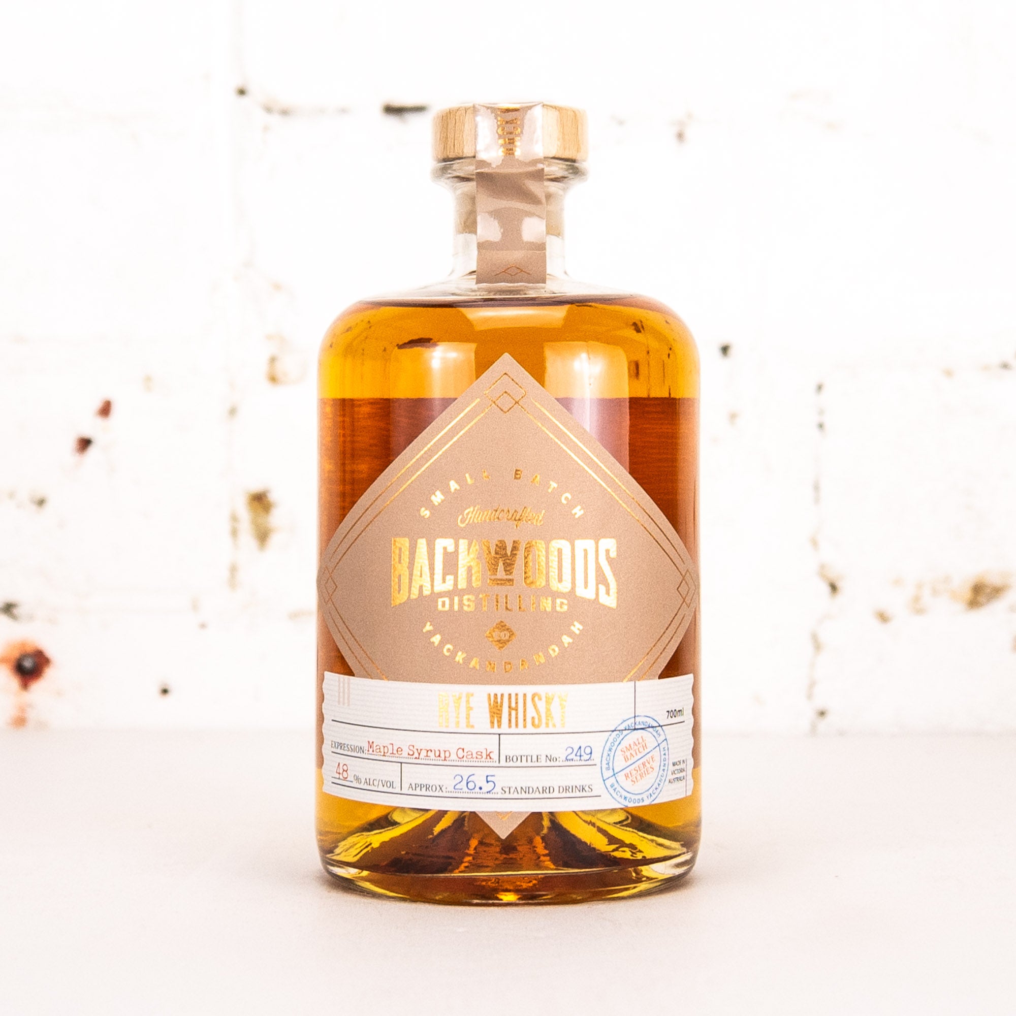 Backwoods - Rye Whisky Maple Syrup Cask 700ml