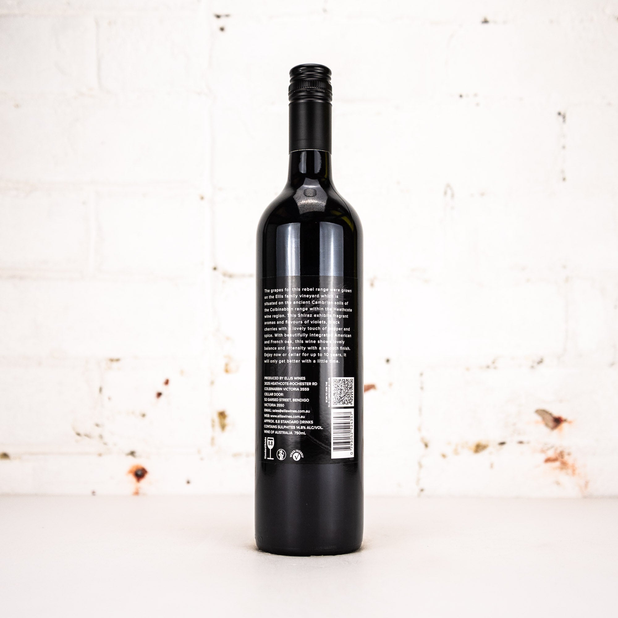 Ellis Wines - Rebel Range Shiraz 750ml