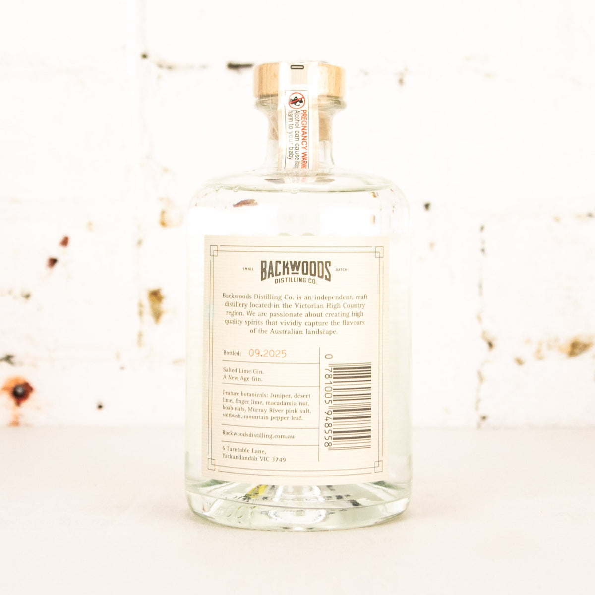 Backwoods - Salted Lime Gin 700ml