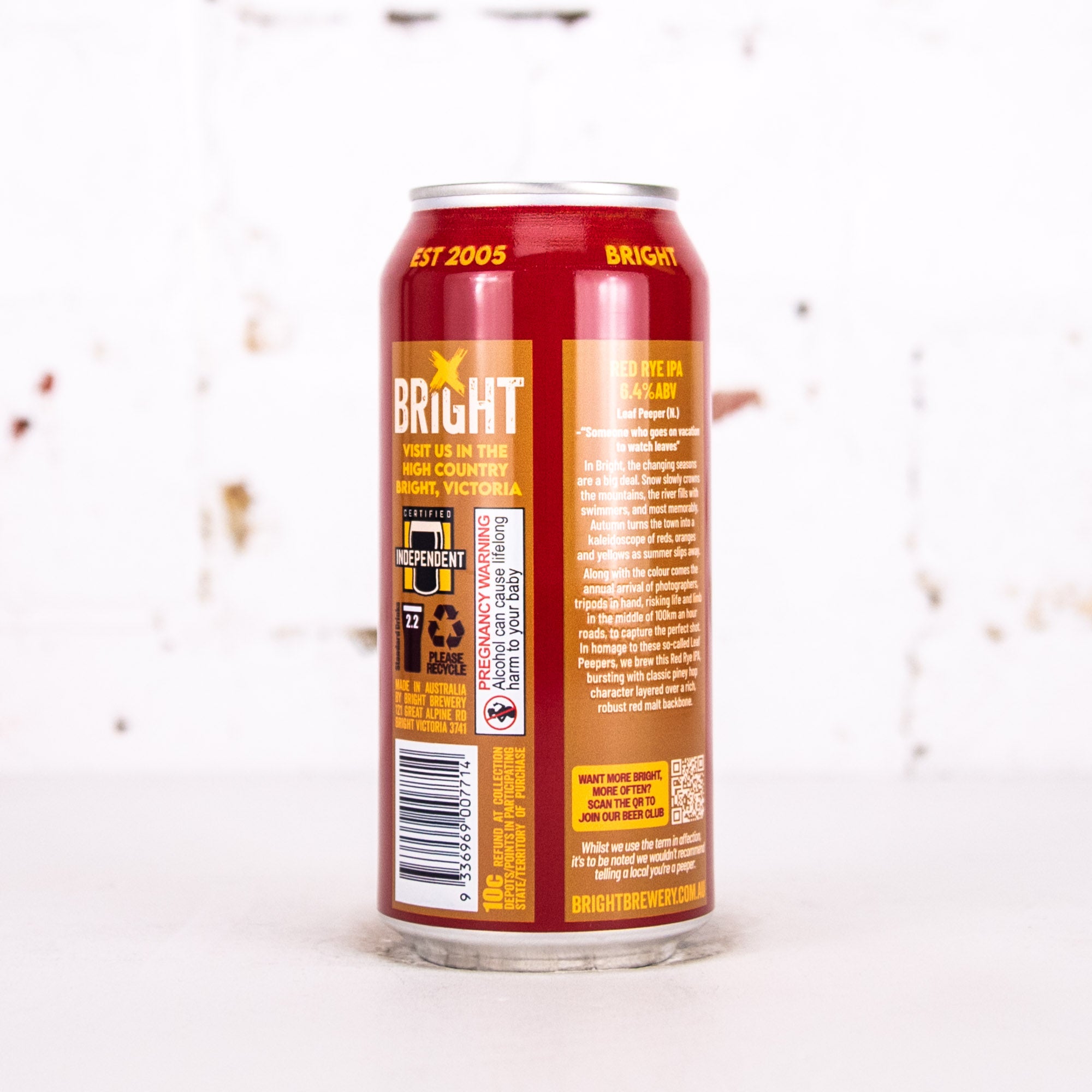 Bright - Leaf Peeper Red Rye IPA