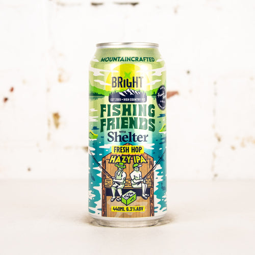 Bright x Shelter - Fishing Friends Fresh Hop Hazy IPA