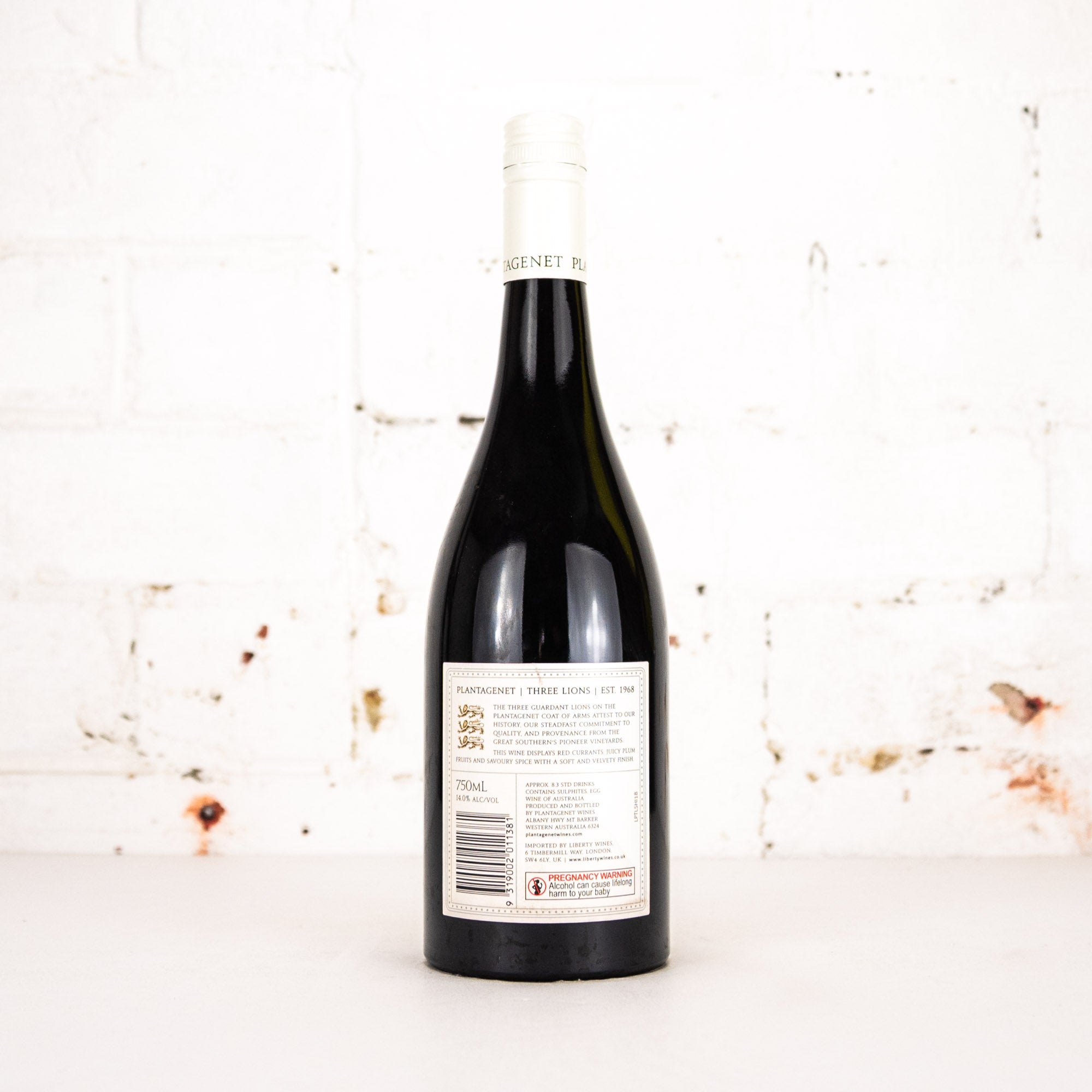 Plantagenet - Three Lions Shiraz 750ml