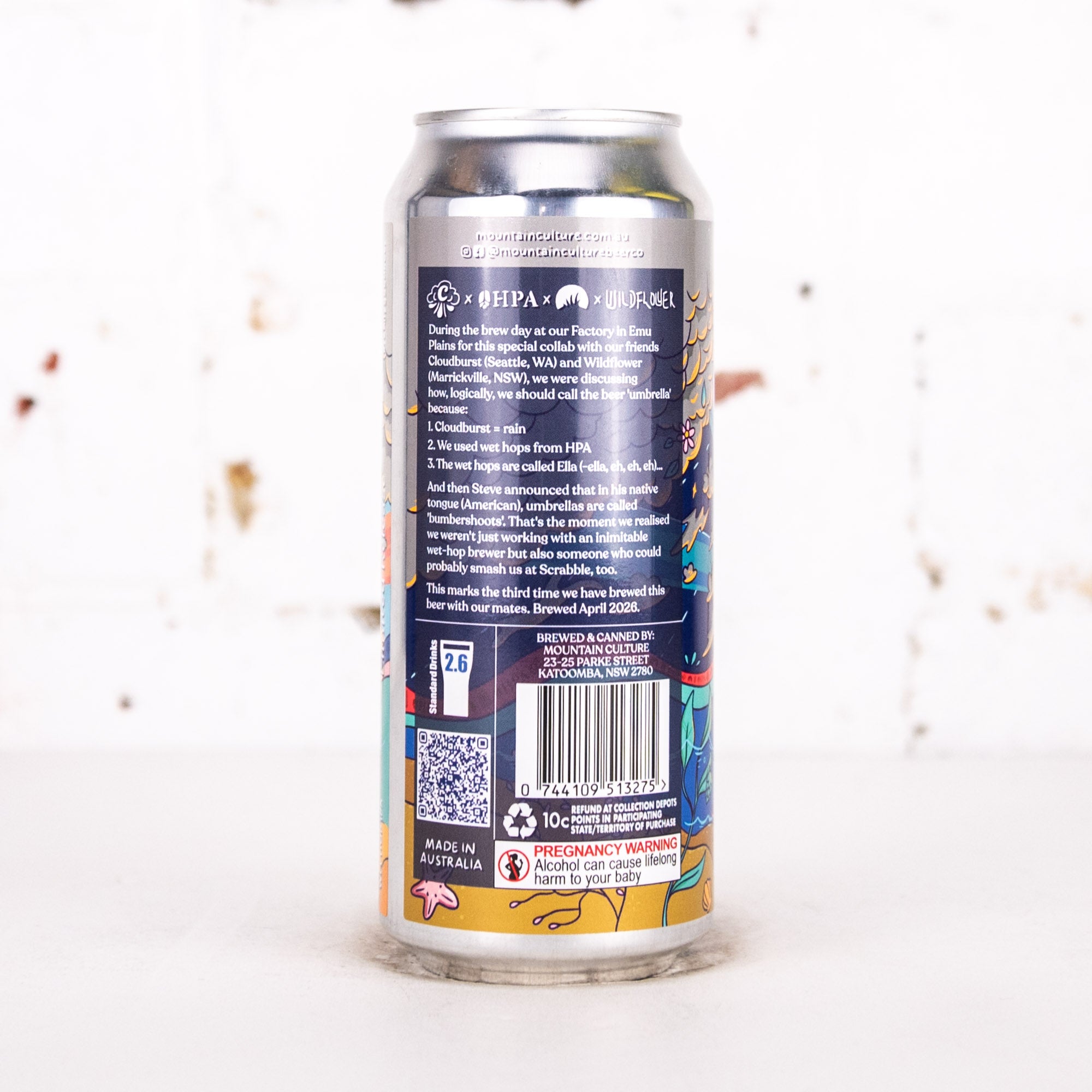 Mountain Culture x Wildflower x Cloudburst - 'Bumbershoot 2026' Wet Hop IPA