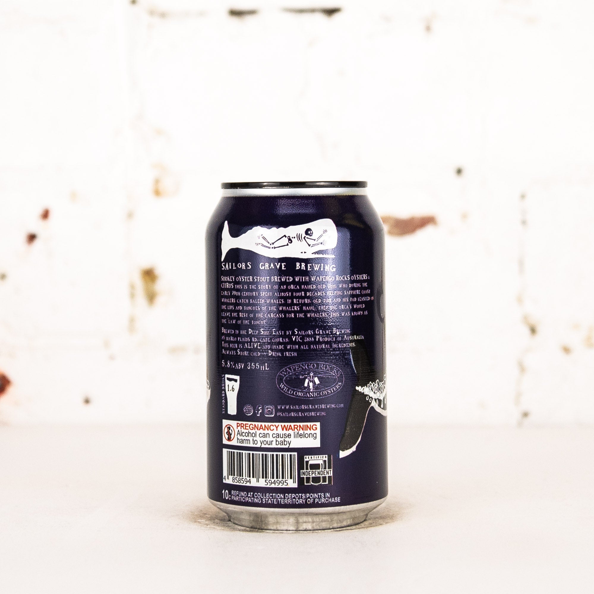 Sailors Grave - Law of the Tongue Smokey Oyster Stout