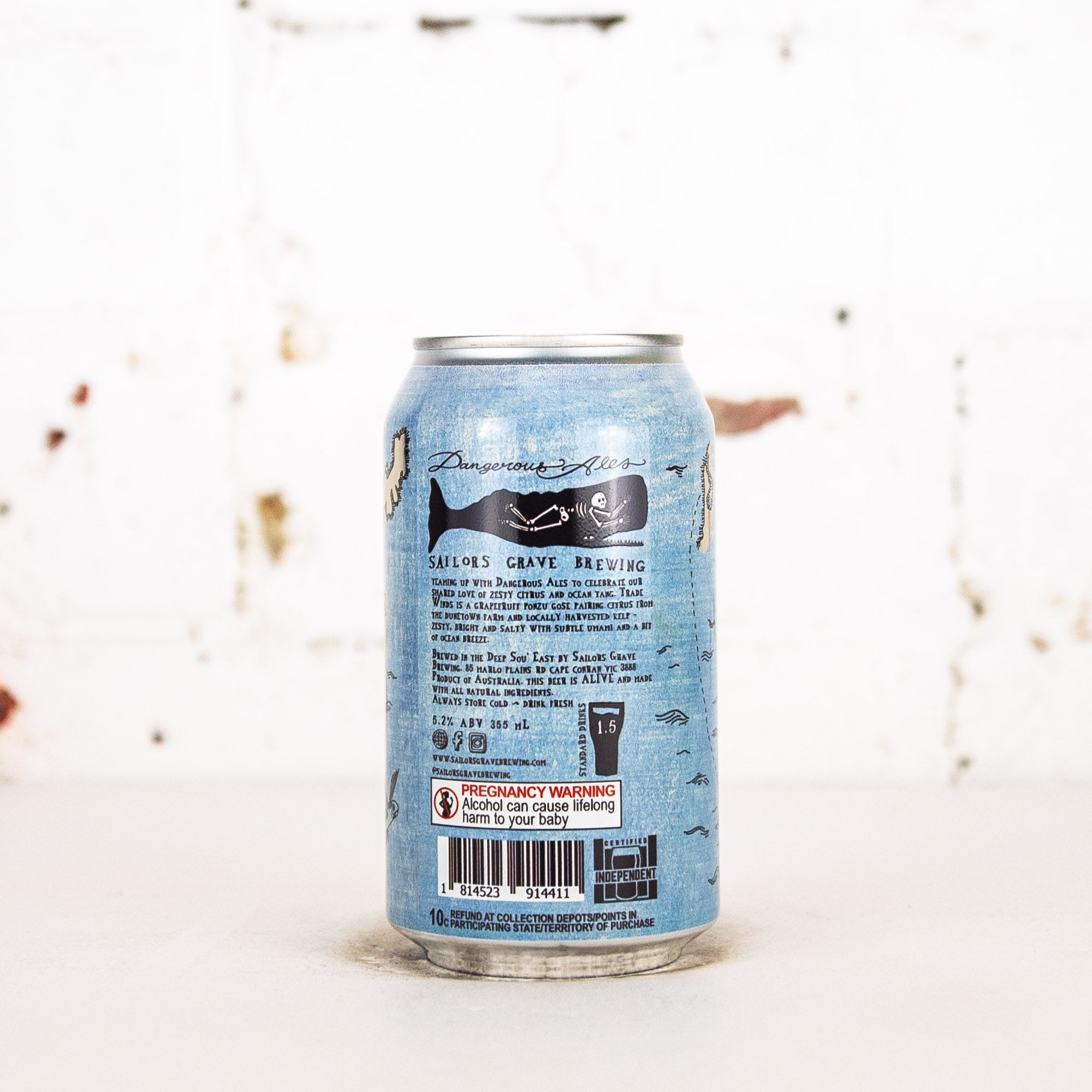 Sailors Grave x Dangerous Ales - 'Trade Winds' Grapefruit Ponzu Gose