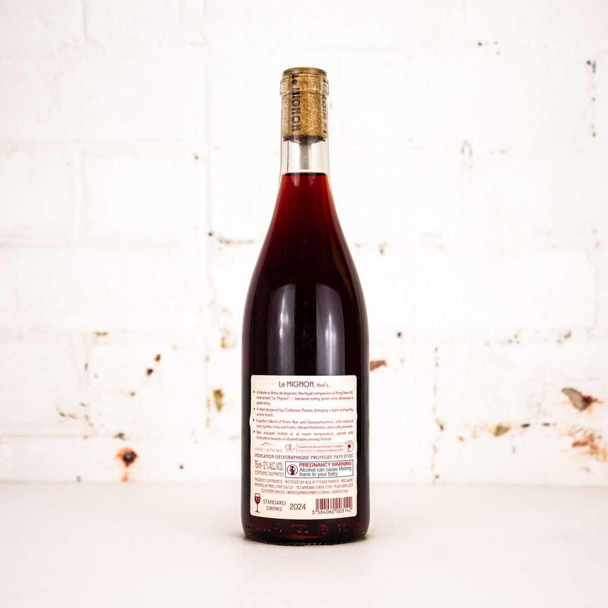Anne de Joyeuse - Le Mignon Rouge 750ml