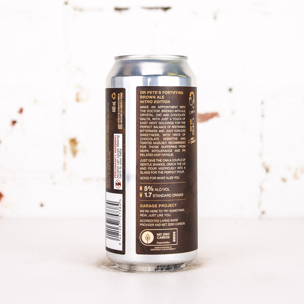 Garage Project - Dr Pete's Fortifying Brown Ale (Nitro Edition)