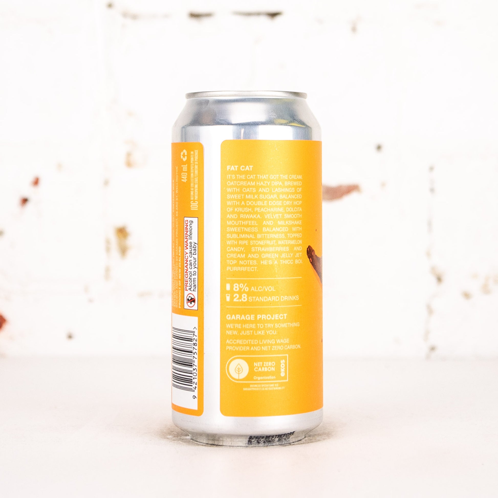 Garage Project - Fat Cat Oat Cream Double IPA